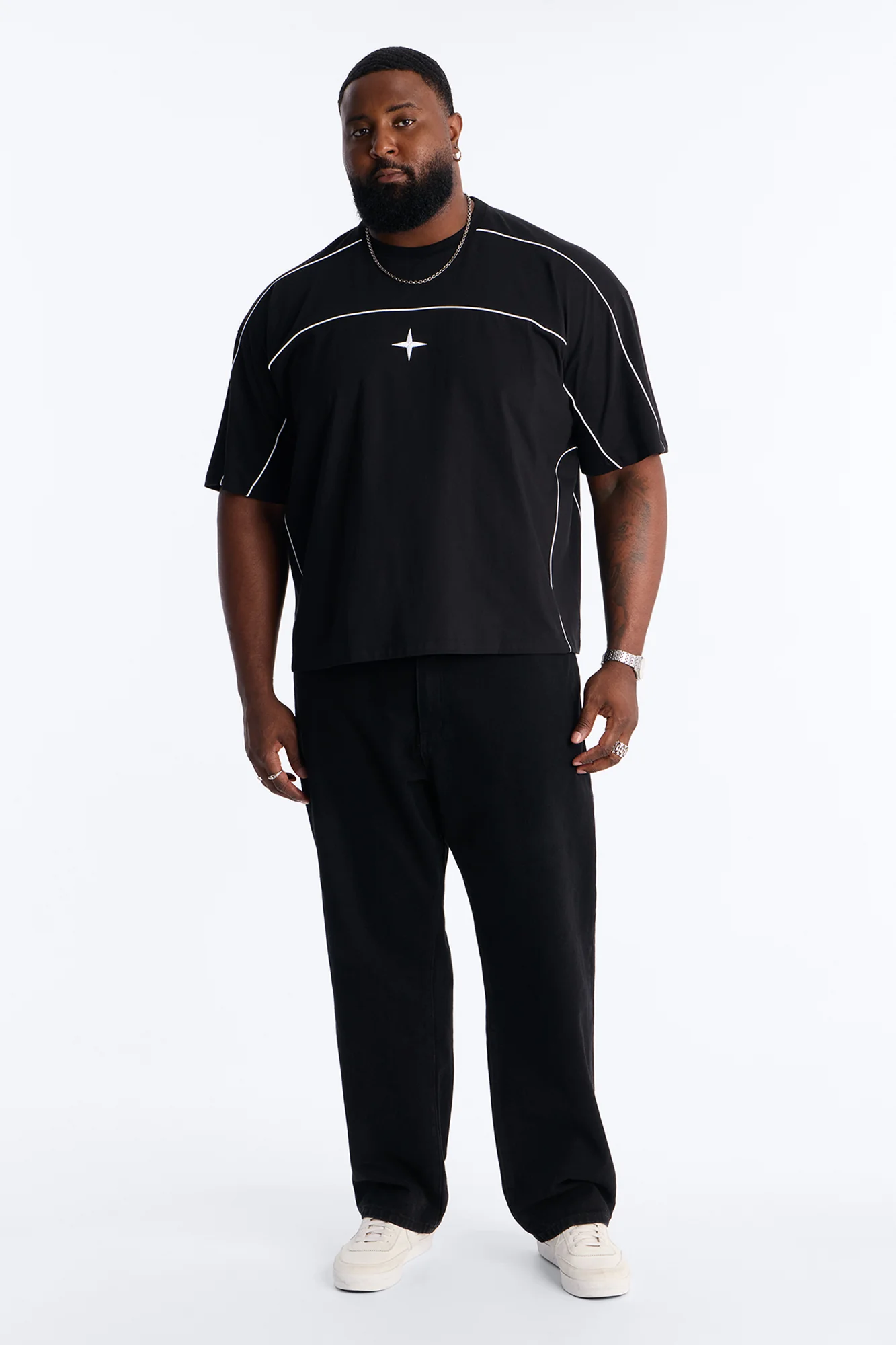 1997 Blessed Heavy Weight Short Sleeve Tee - Black - Image 2
