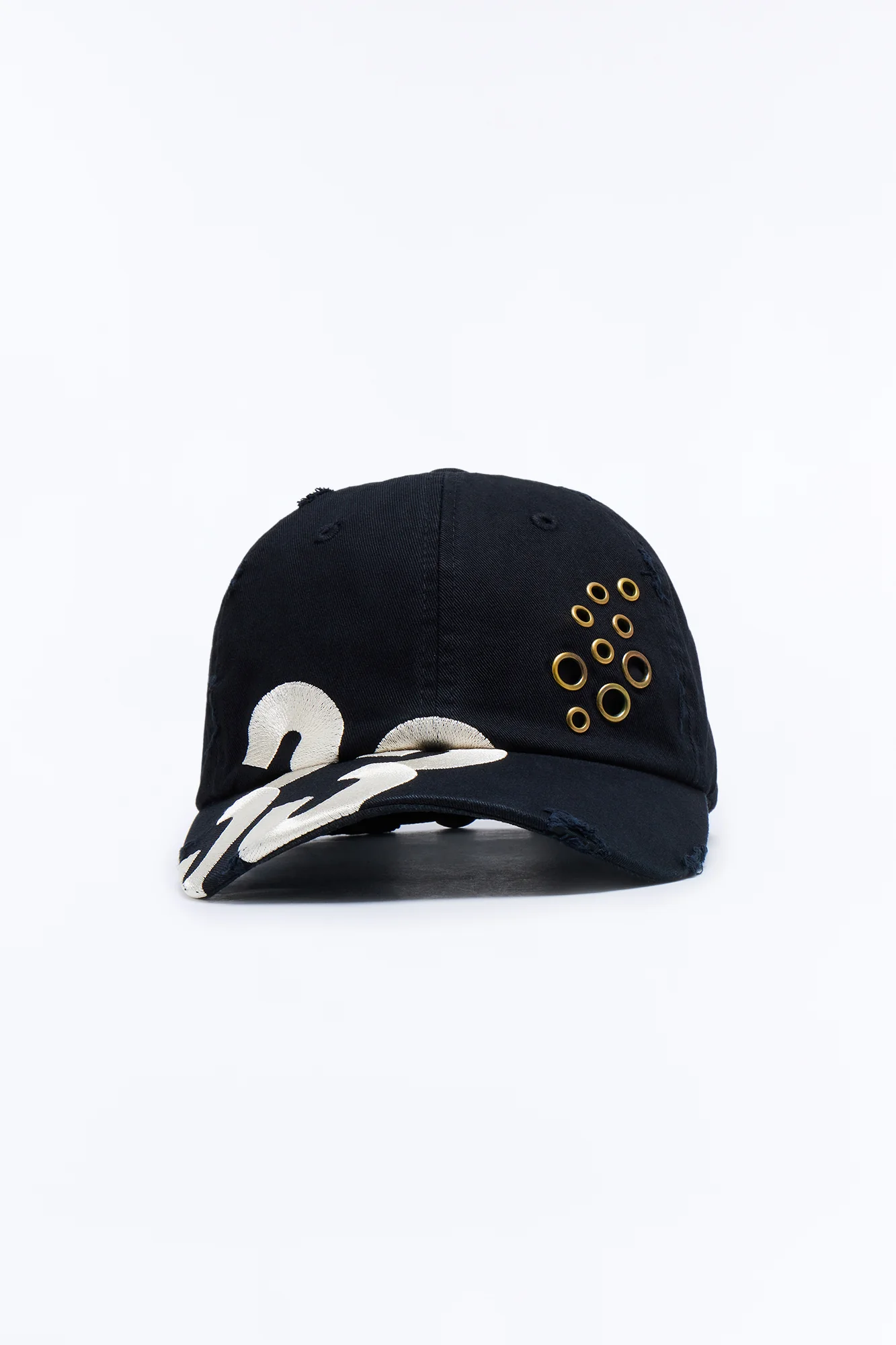 33 Rings Cotton Twill Unstructured Snapback Hat - Black - Image 3