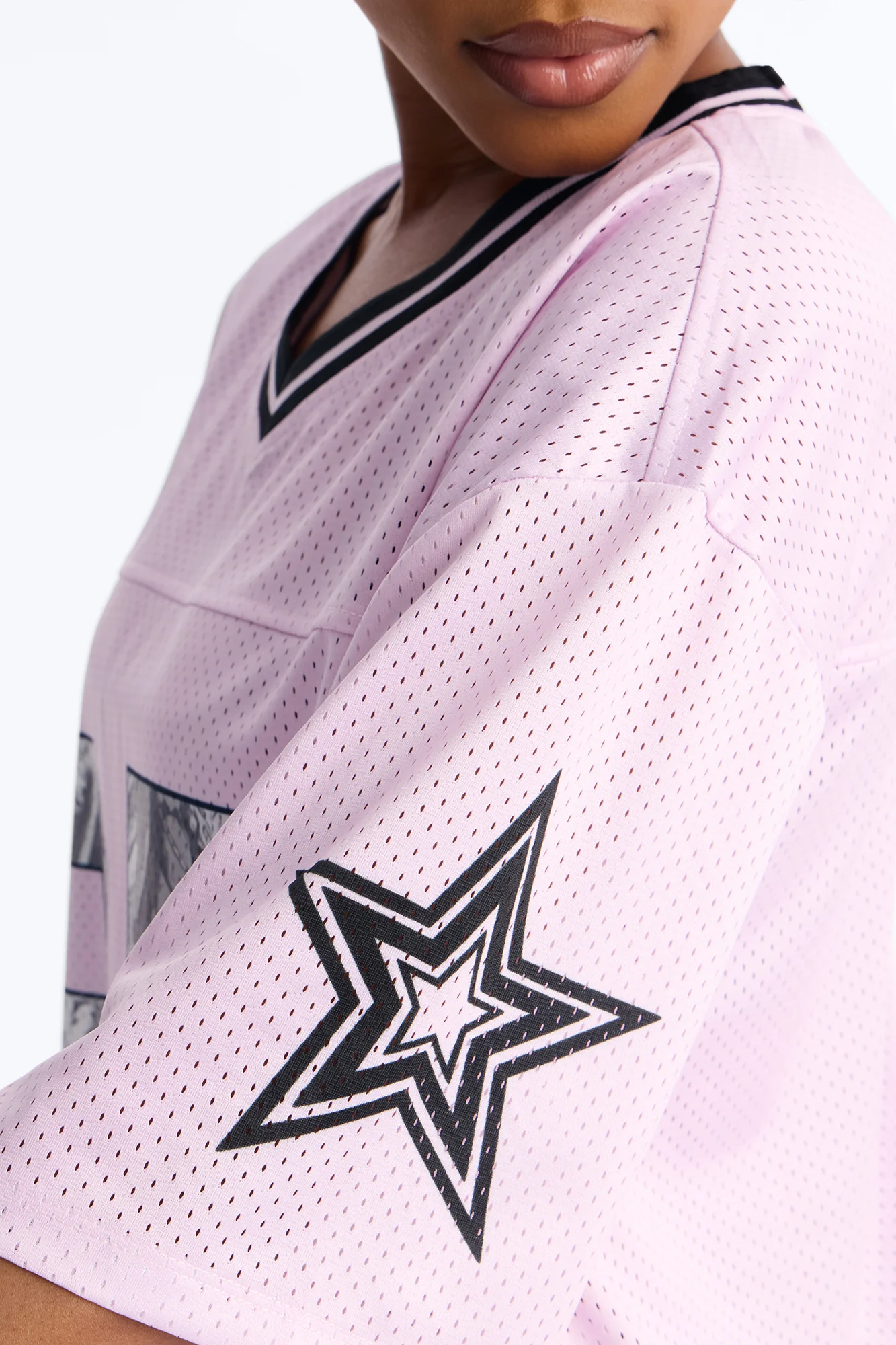 87 Pretty Play Camo Short Sleeve Jersey - Pink - Image 3