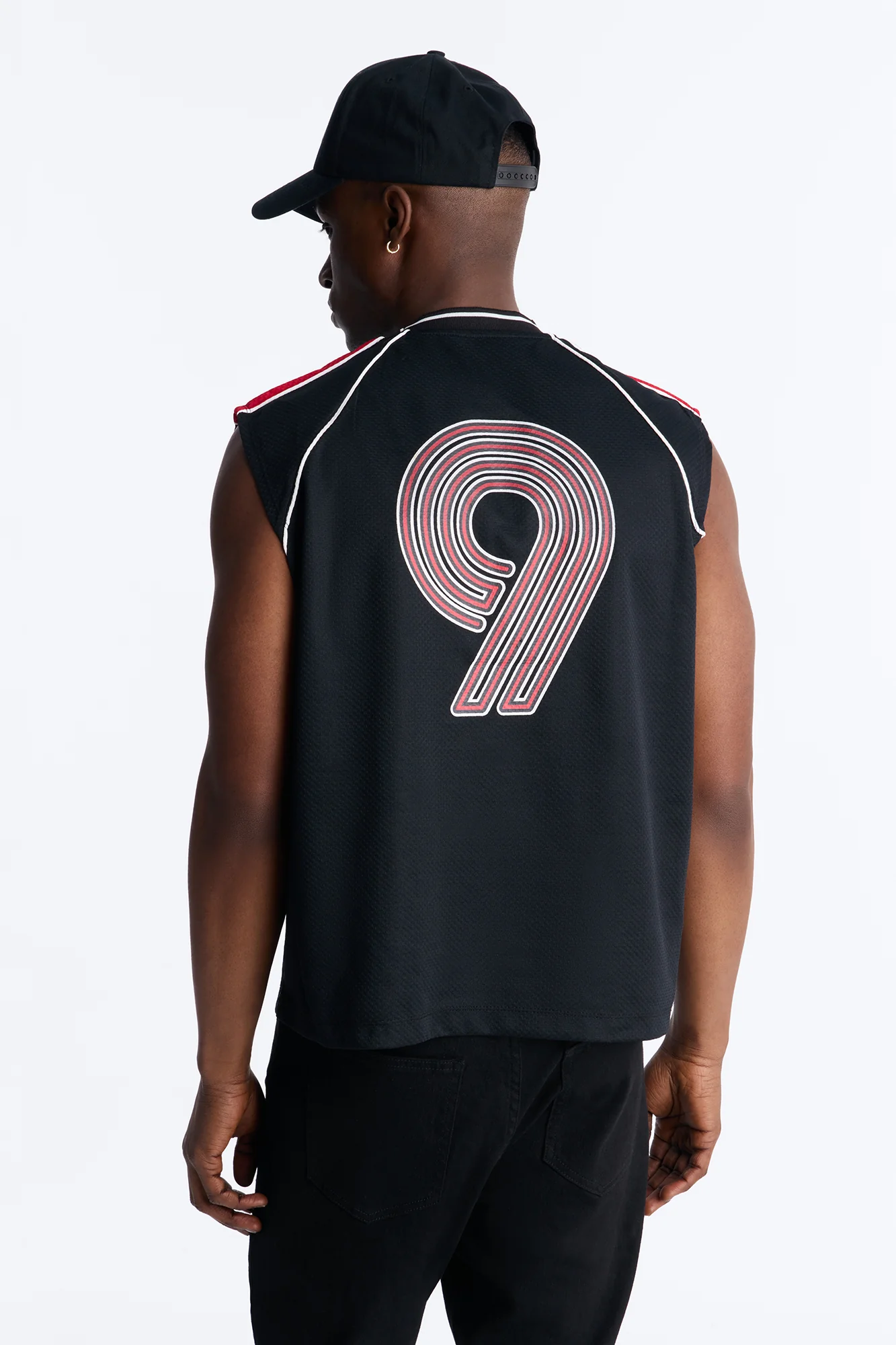 9 Legends Sleeveless Jersey - Black - Image 4