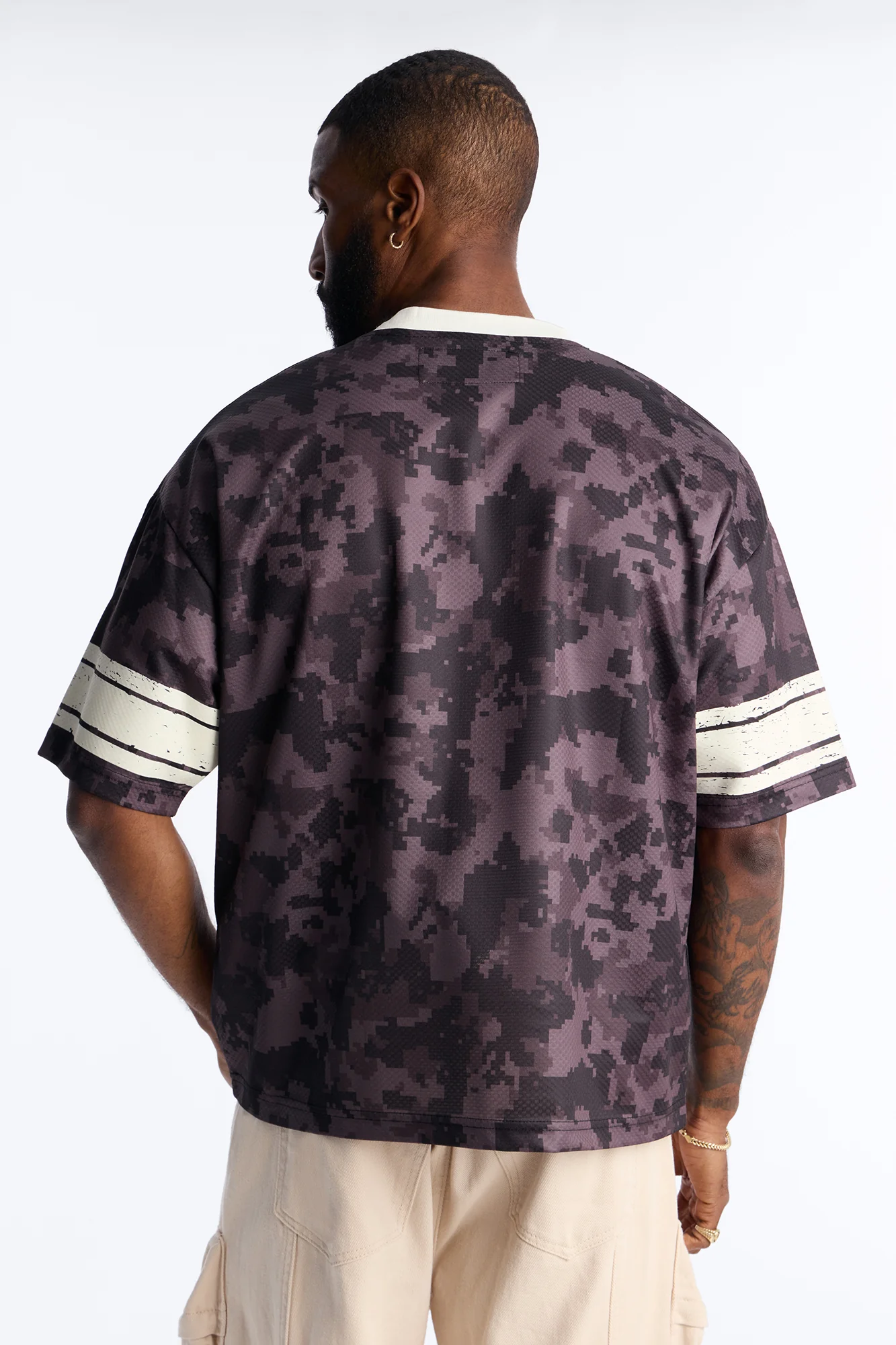 95 Short Sleeve Stripe Jersey - Black - Image 4