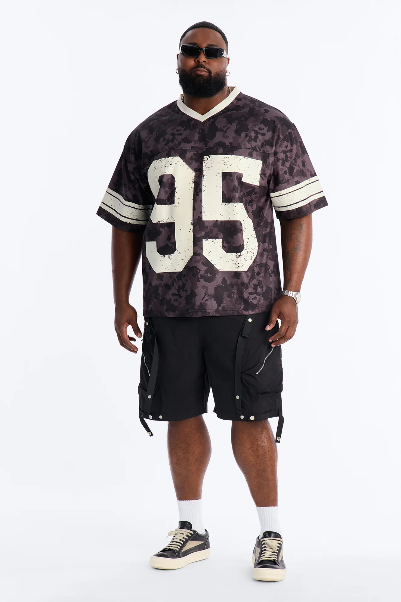 95 Short Sleeve Stripe Jersey - Black - Image 6
