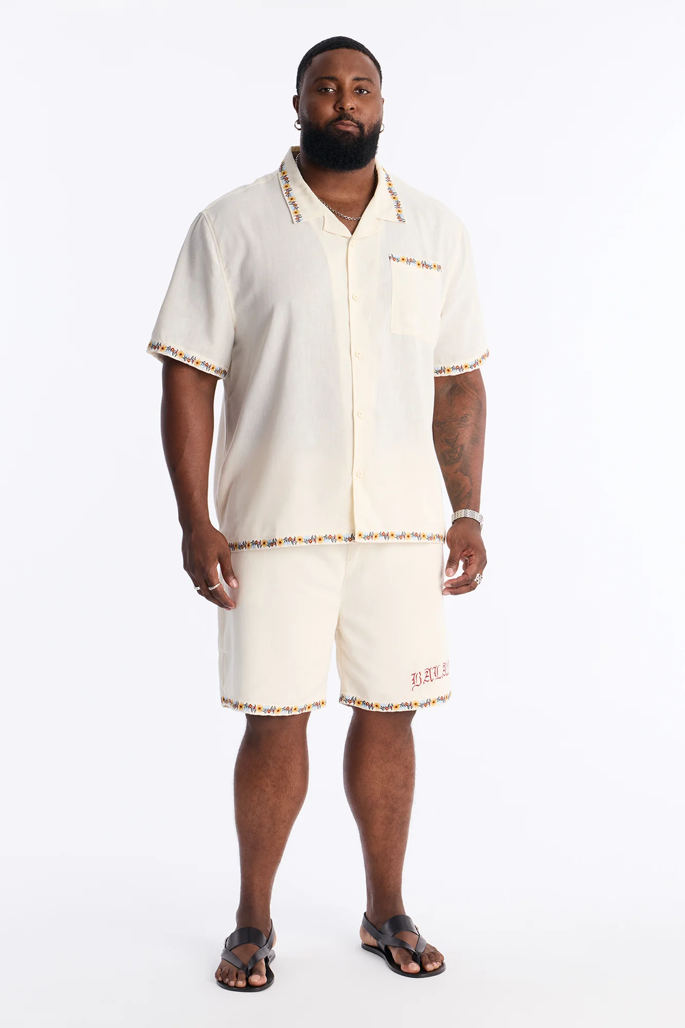 A Life In Balance Button Up Shirt - White - Image 2