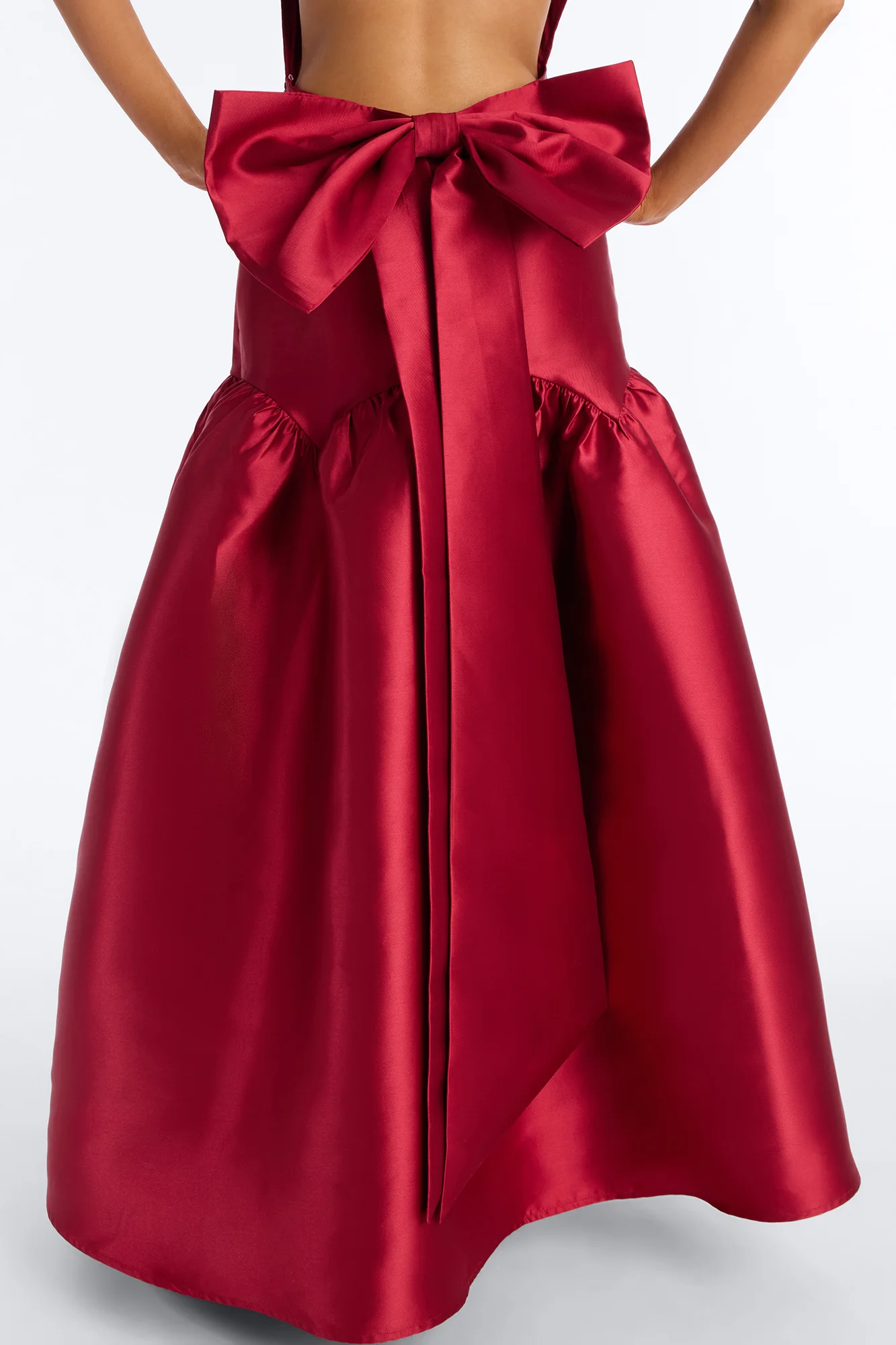 Absolute Stunner Bow Gown - Red - Image 4
