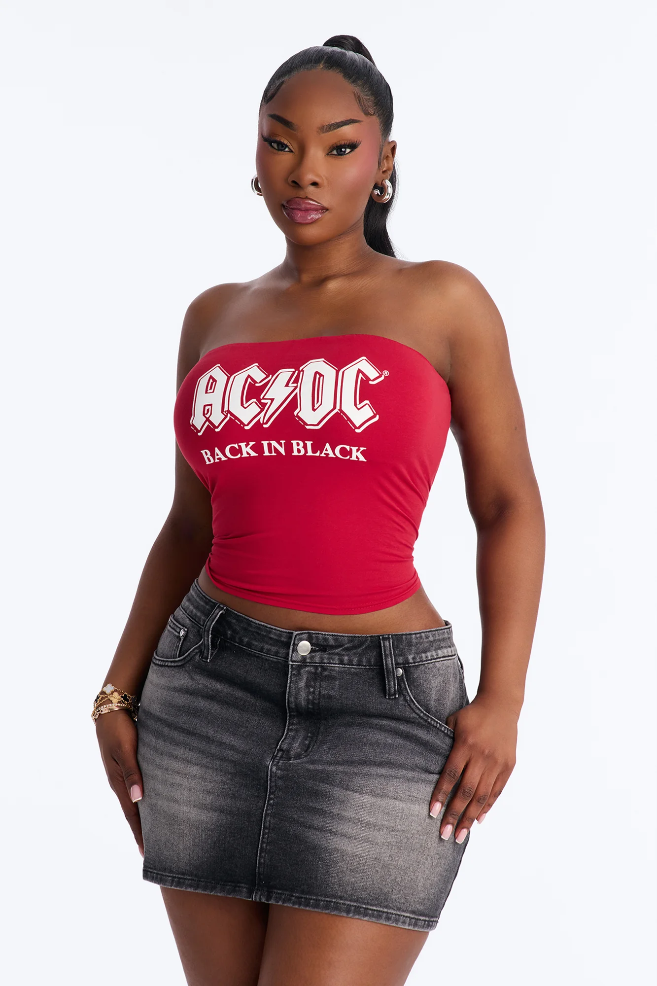 ACDC Tube Top - Red
