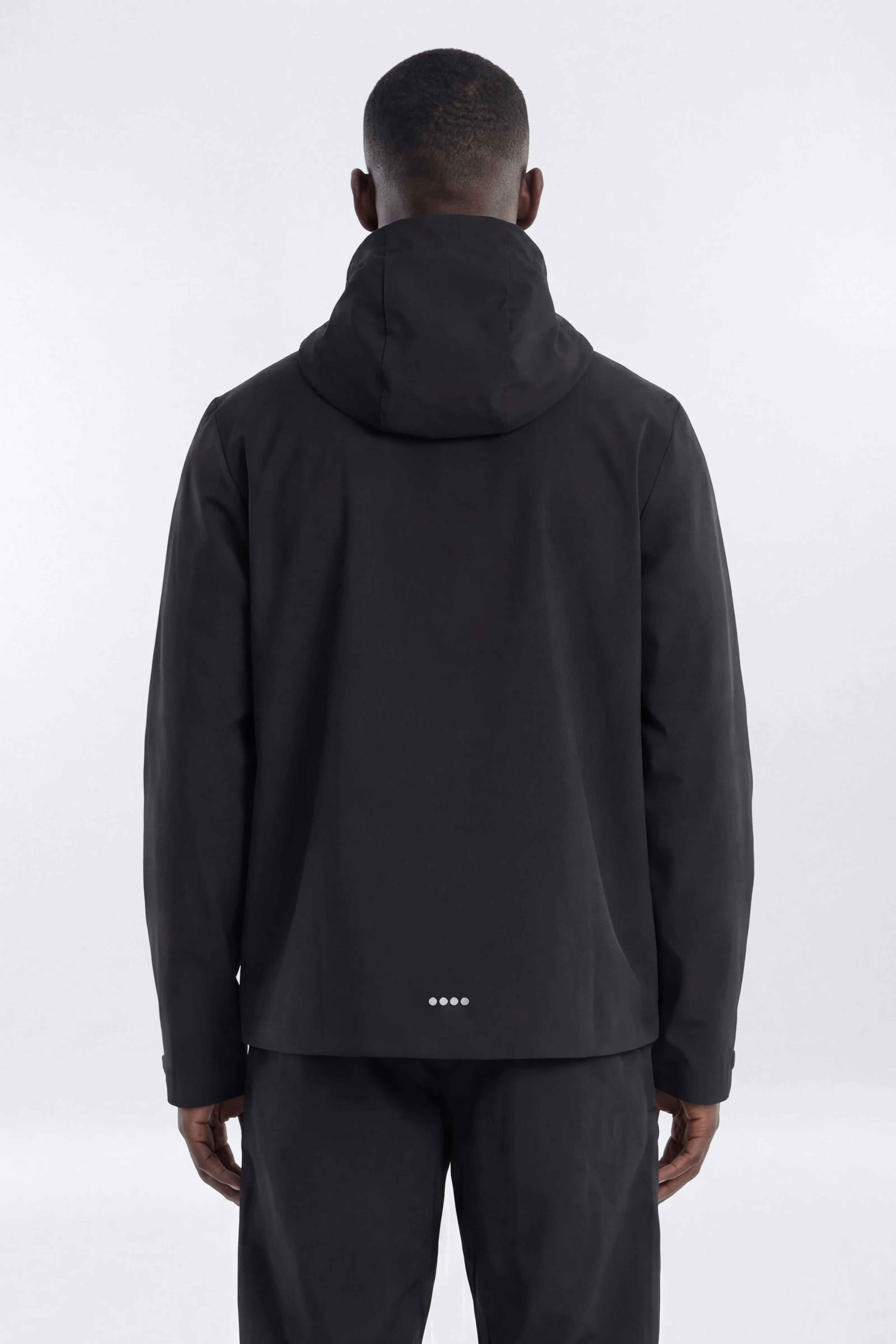 ActiveNylon™ Full Zip Hooded Jacket - Black - Image 3