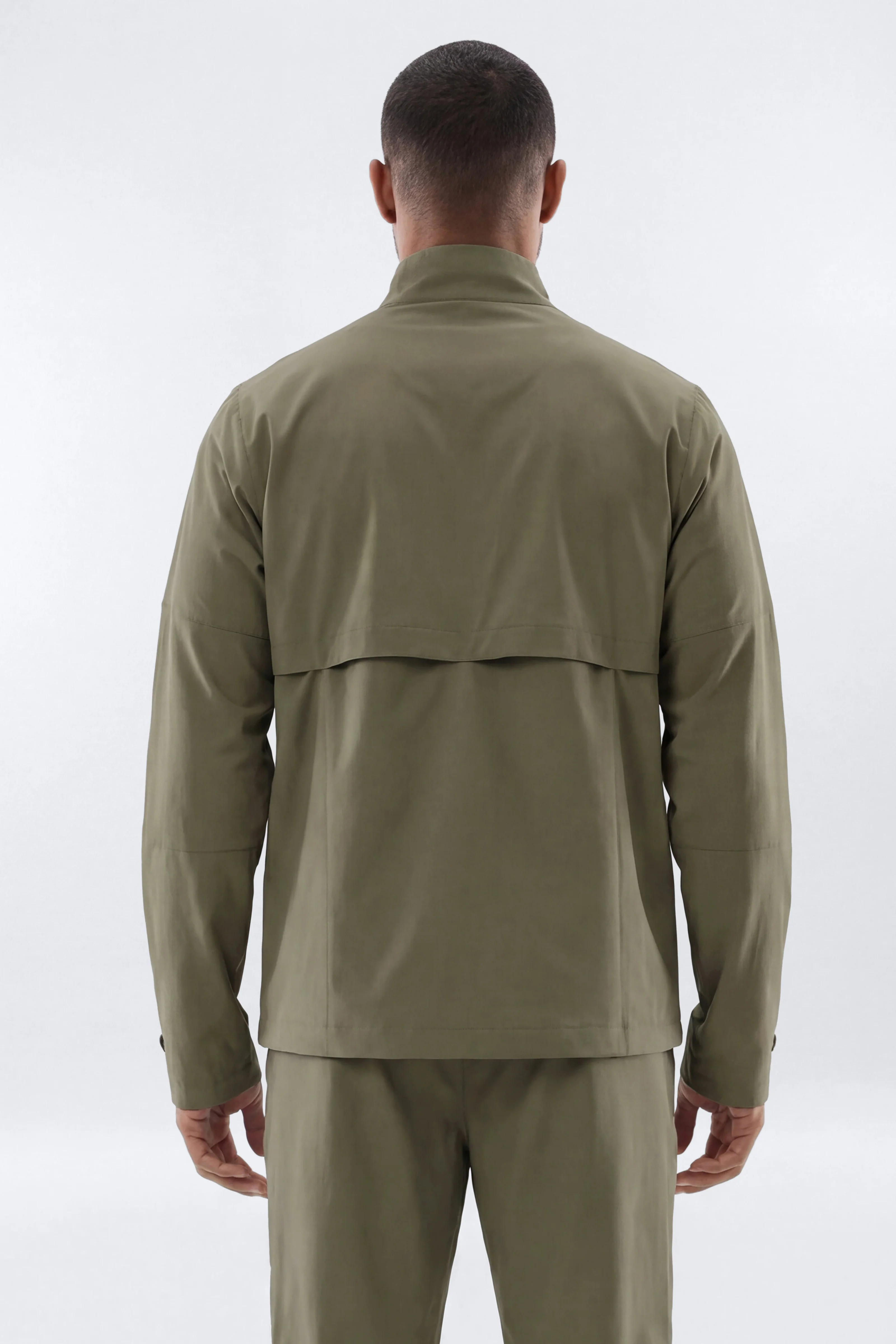 ActiveNylon™ Half Zip Pullover Jacket - Moss - Image 3