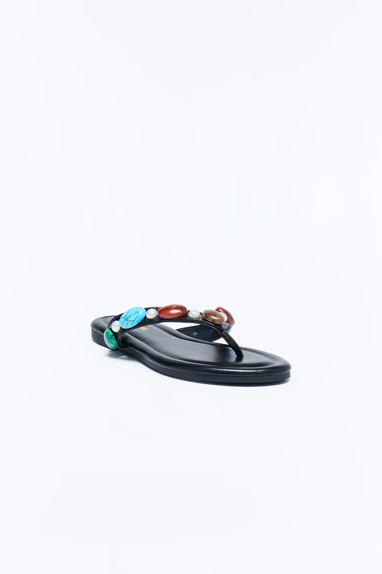 Addison Stone Flip Flops - Black - Image 2