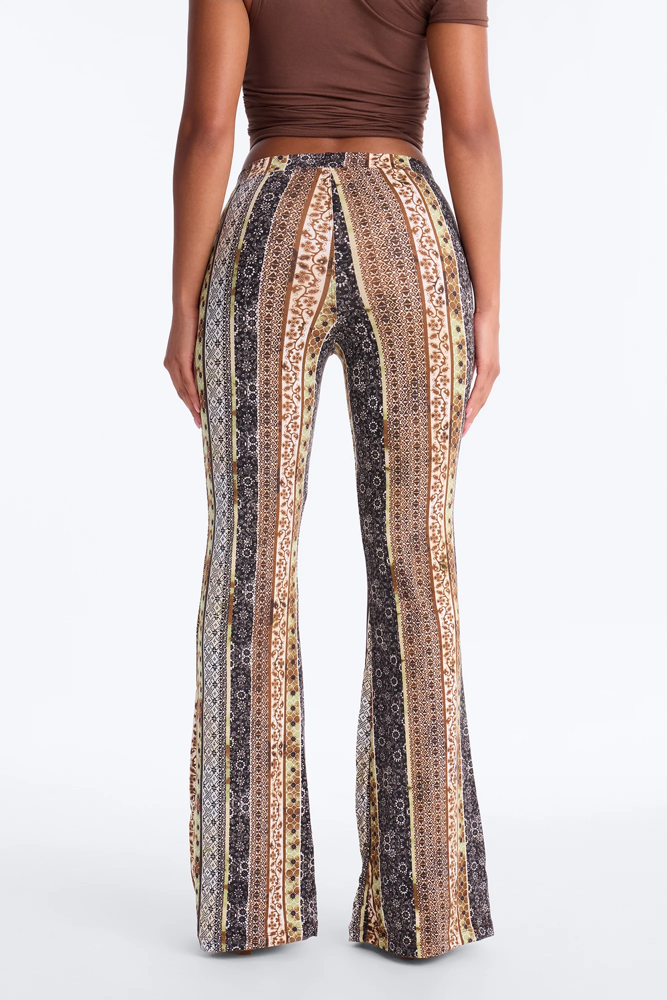 Adria Flare Pant - Green/combo - Image 3
