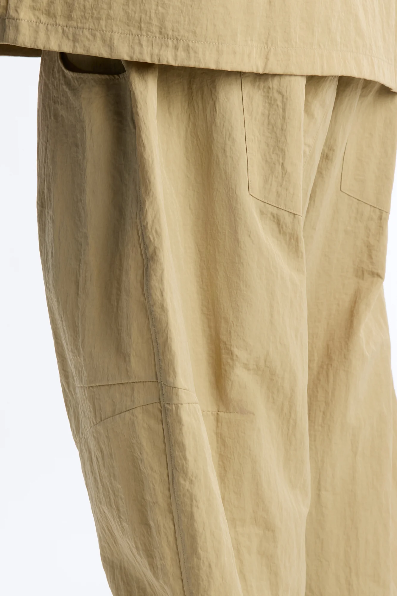 After Dark Amalfi Nylon Pant - Khaki - Image 8