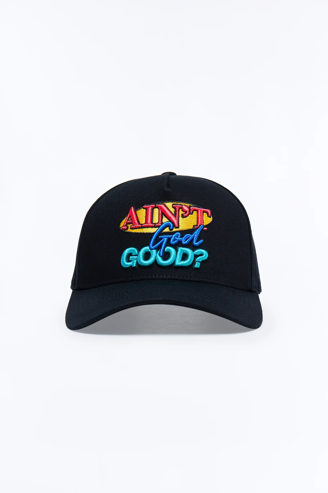 Ain't God Good Unstructured Snapback Hat - Black - Image 3