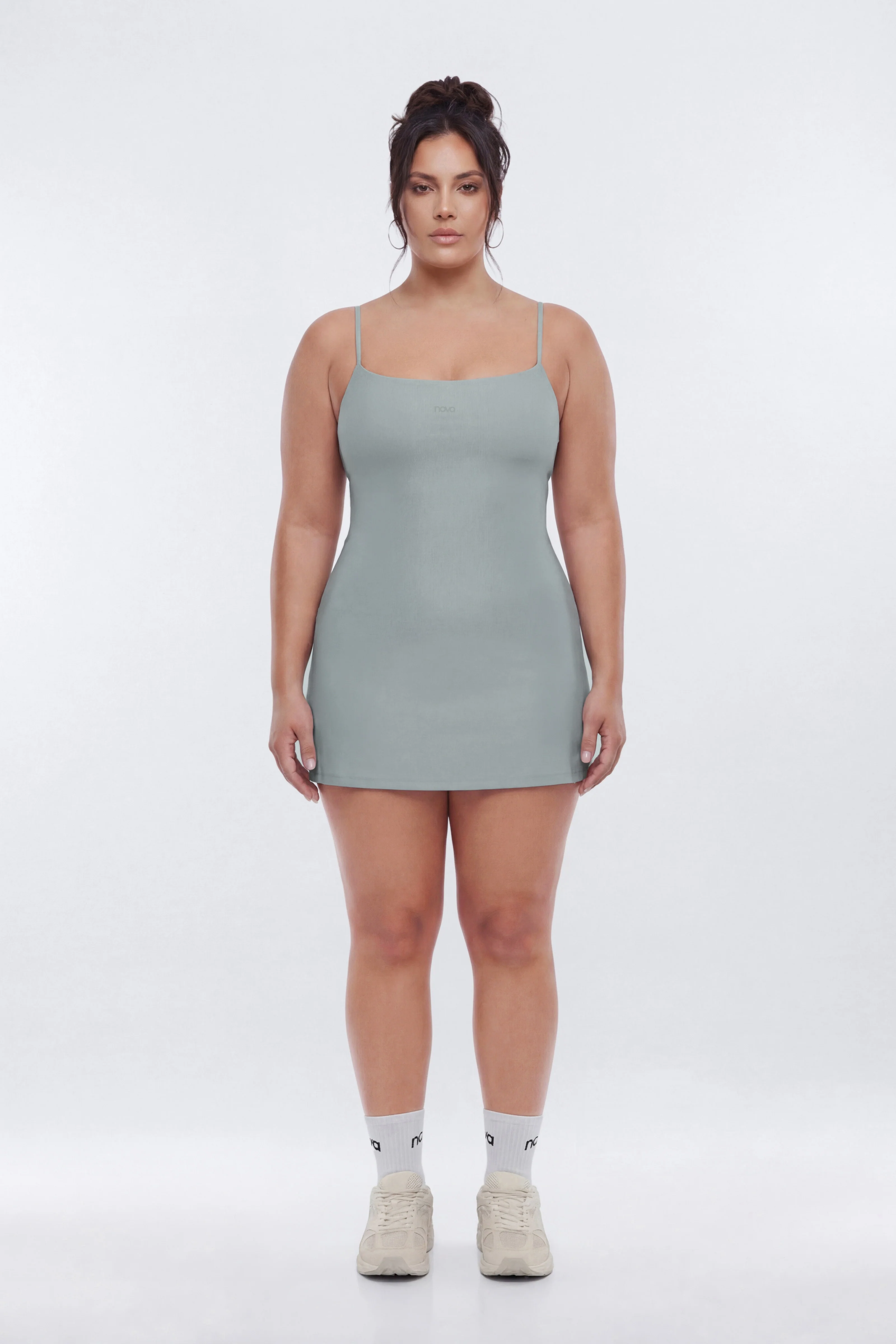 AirSculpt™ 2-in-1 Sports Dress - Steel - Image 6
