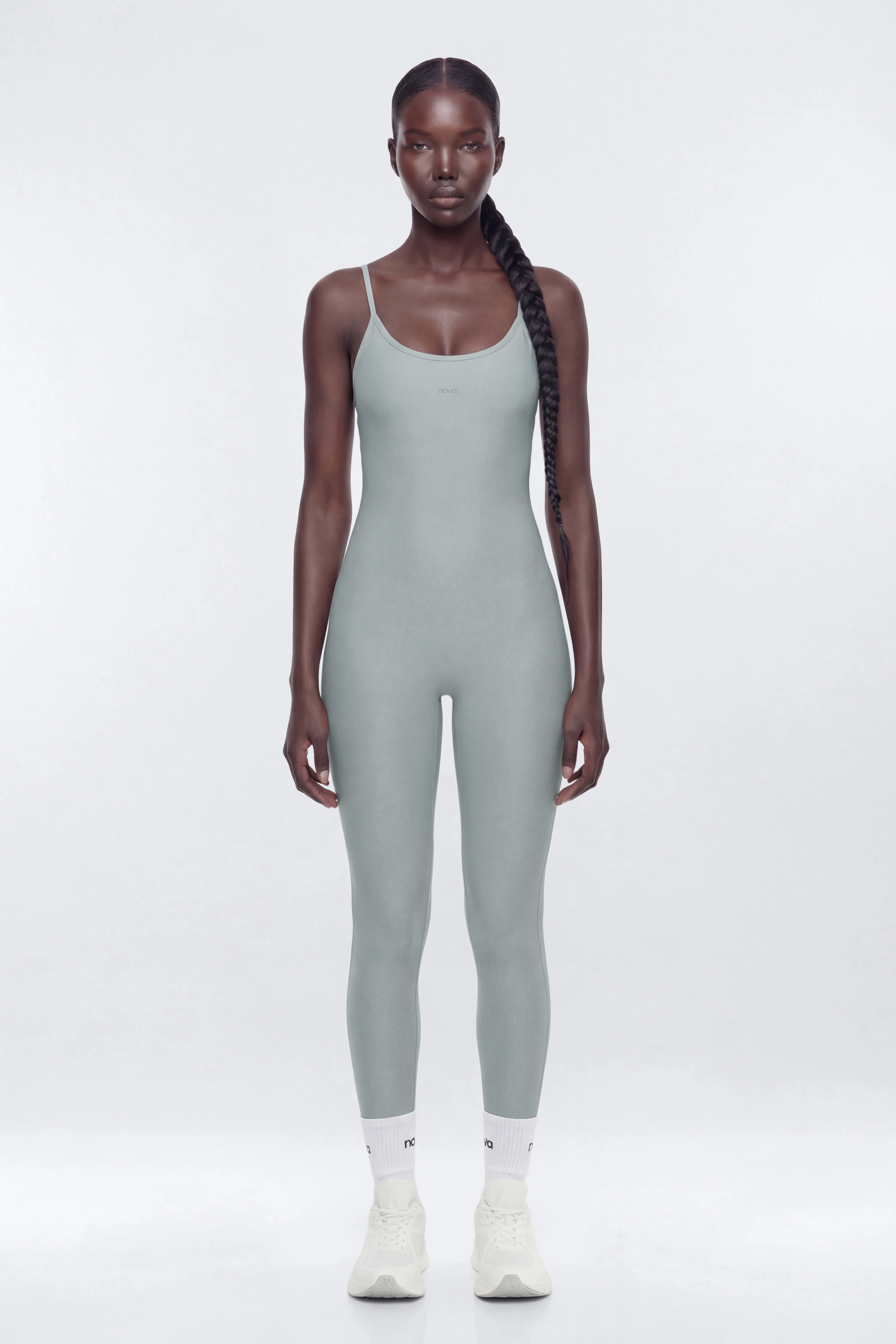 AirSculpt™ 25″ Skinny Jumpsuit - Steel - Image 2