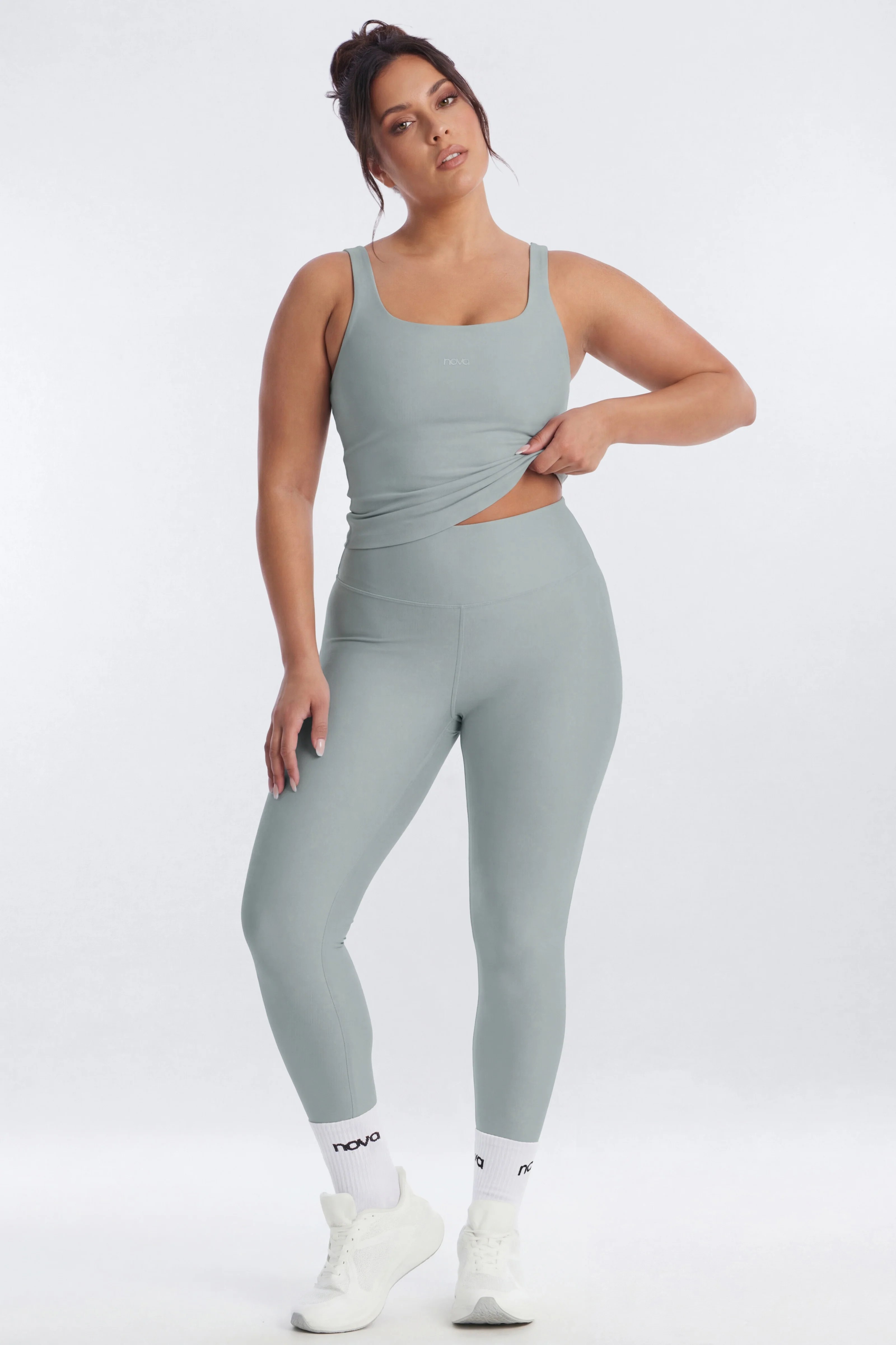 AirSculpt™ 28″ High Rise Legging - Steel - Image 6