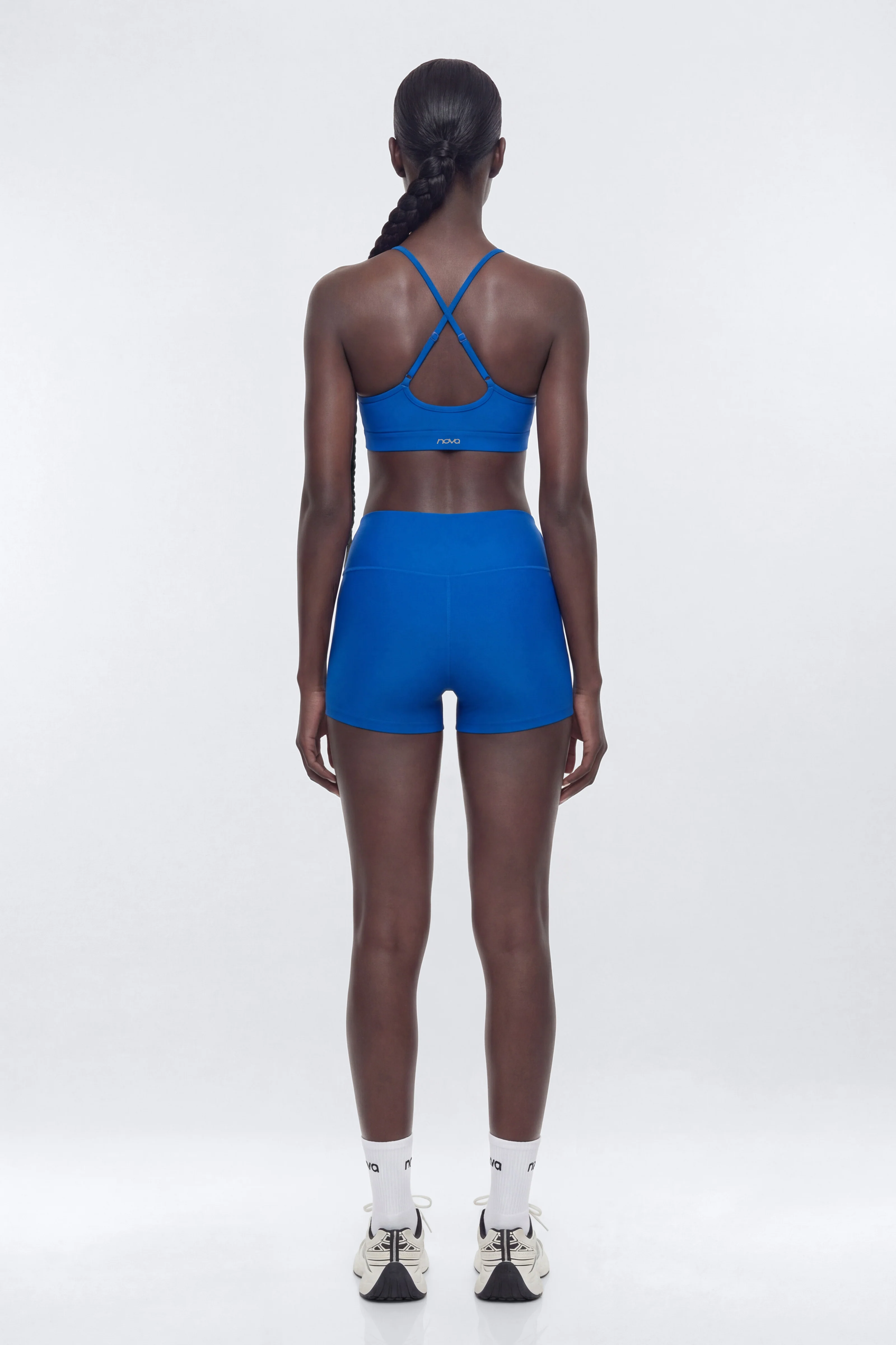 AirSculpt™ 3″ Mid Rise Biker Short - CobaltBlue - Image 4