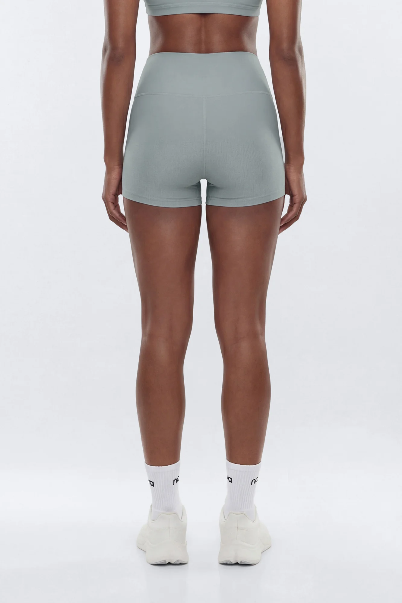 AirSculpt™ 3″ Mid Rise Biker Short - Steel - Image 3