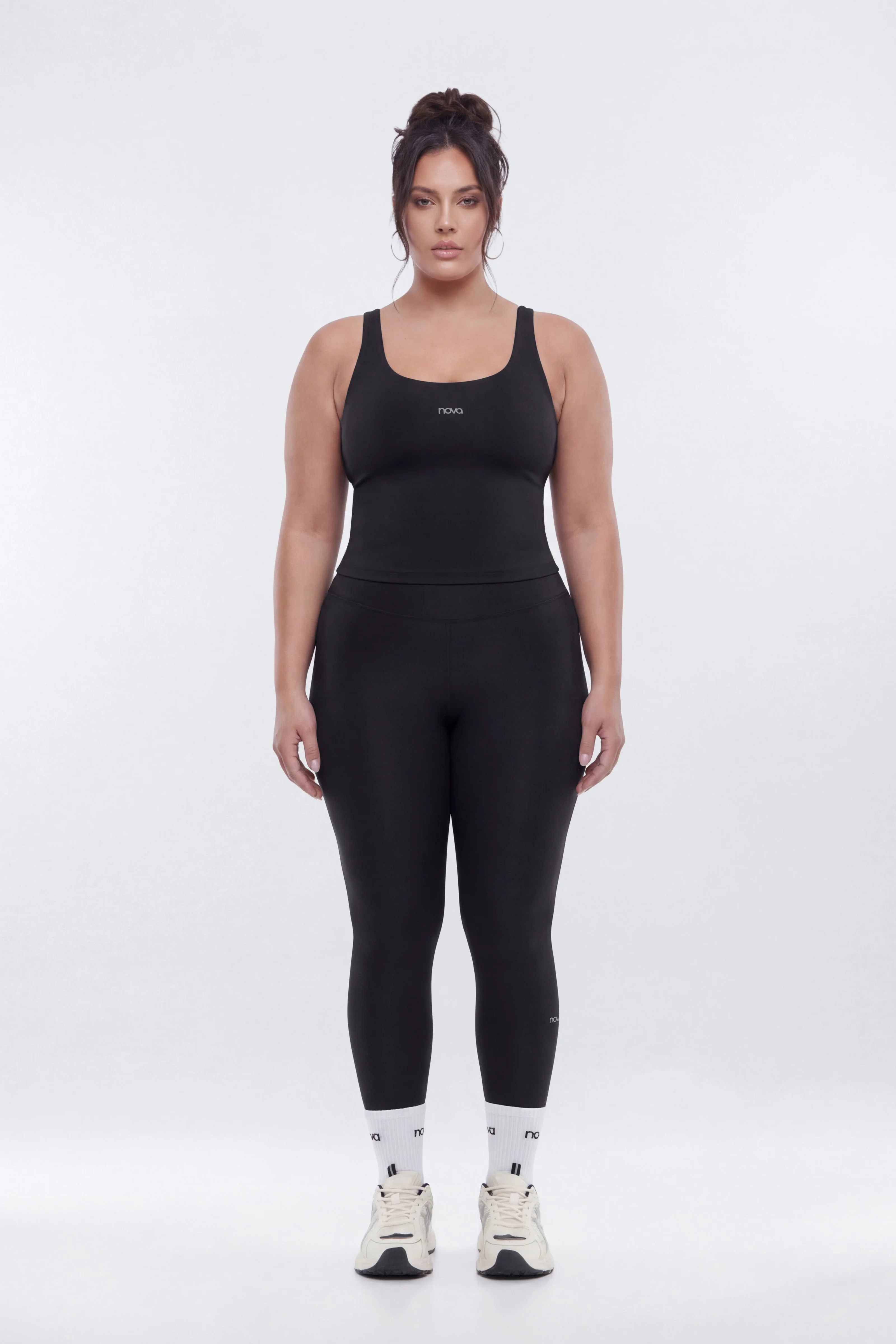 AirSculpt™ Sports Tank Top - Black - Image 6