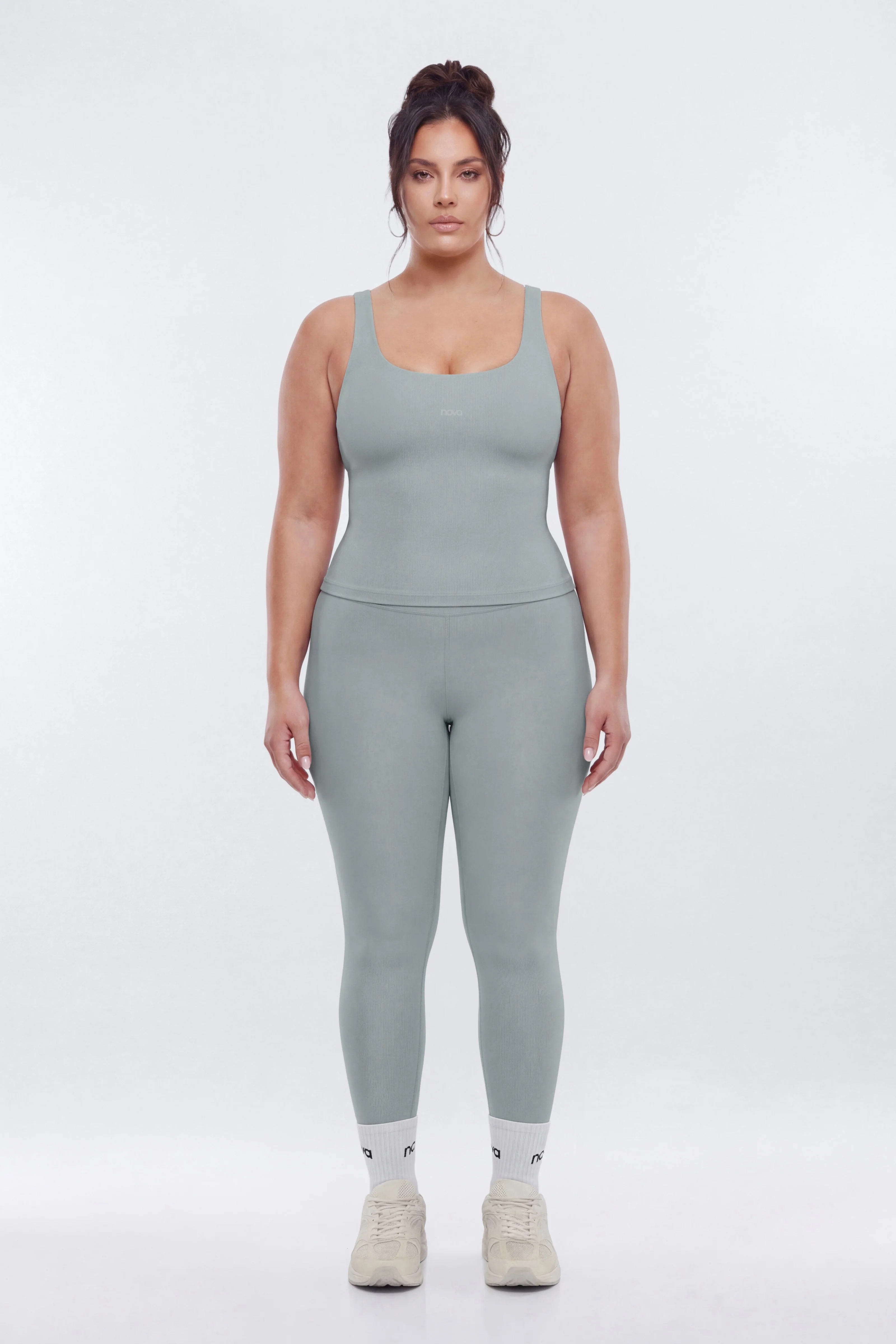 AirSculpt™ Sports Tank Top - Steel - Image 6