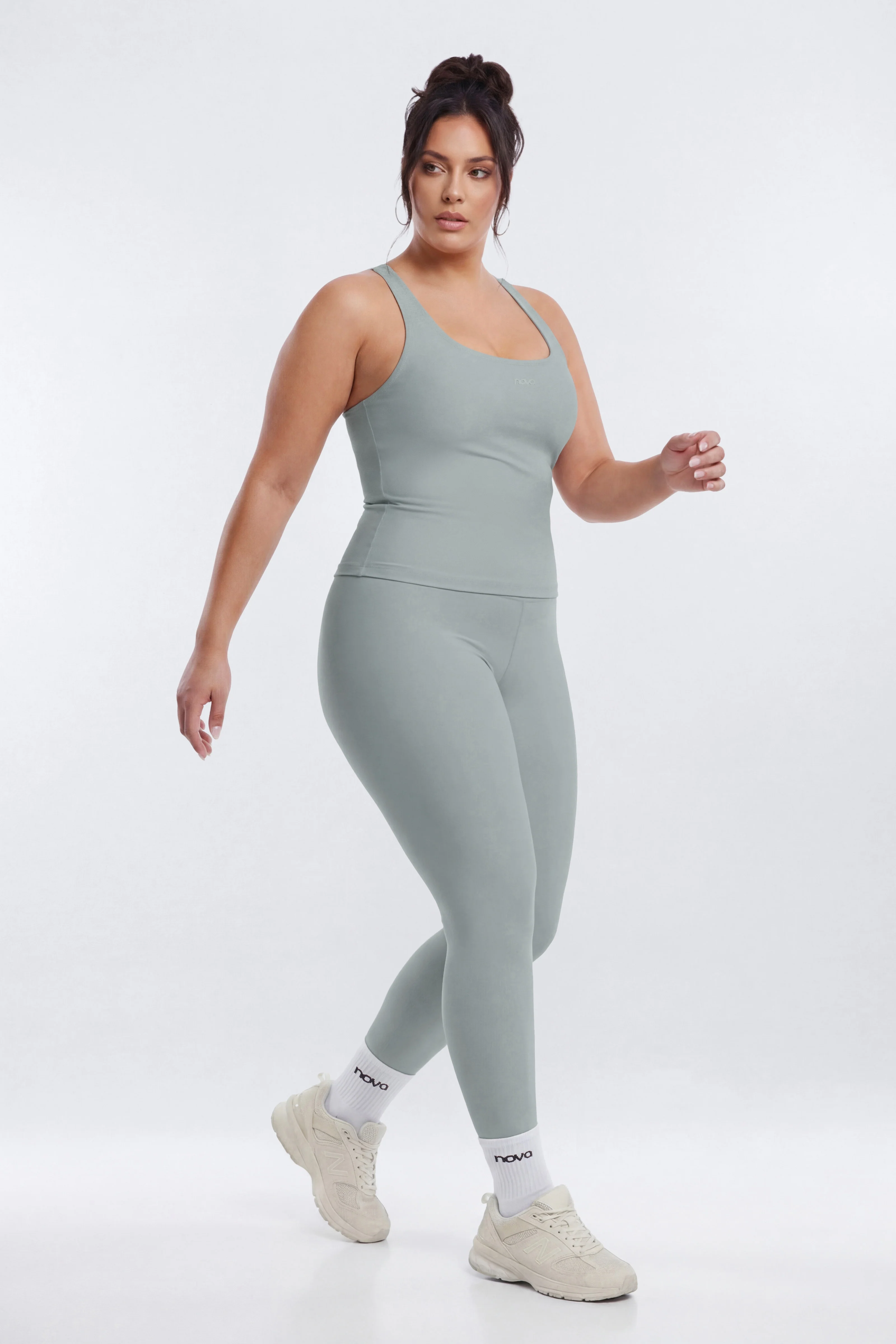 AirSculpt™ Sports Tank Top - Steel - Image 7
