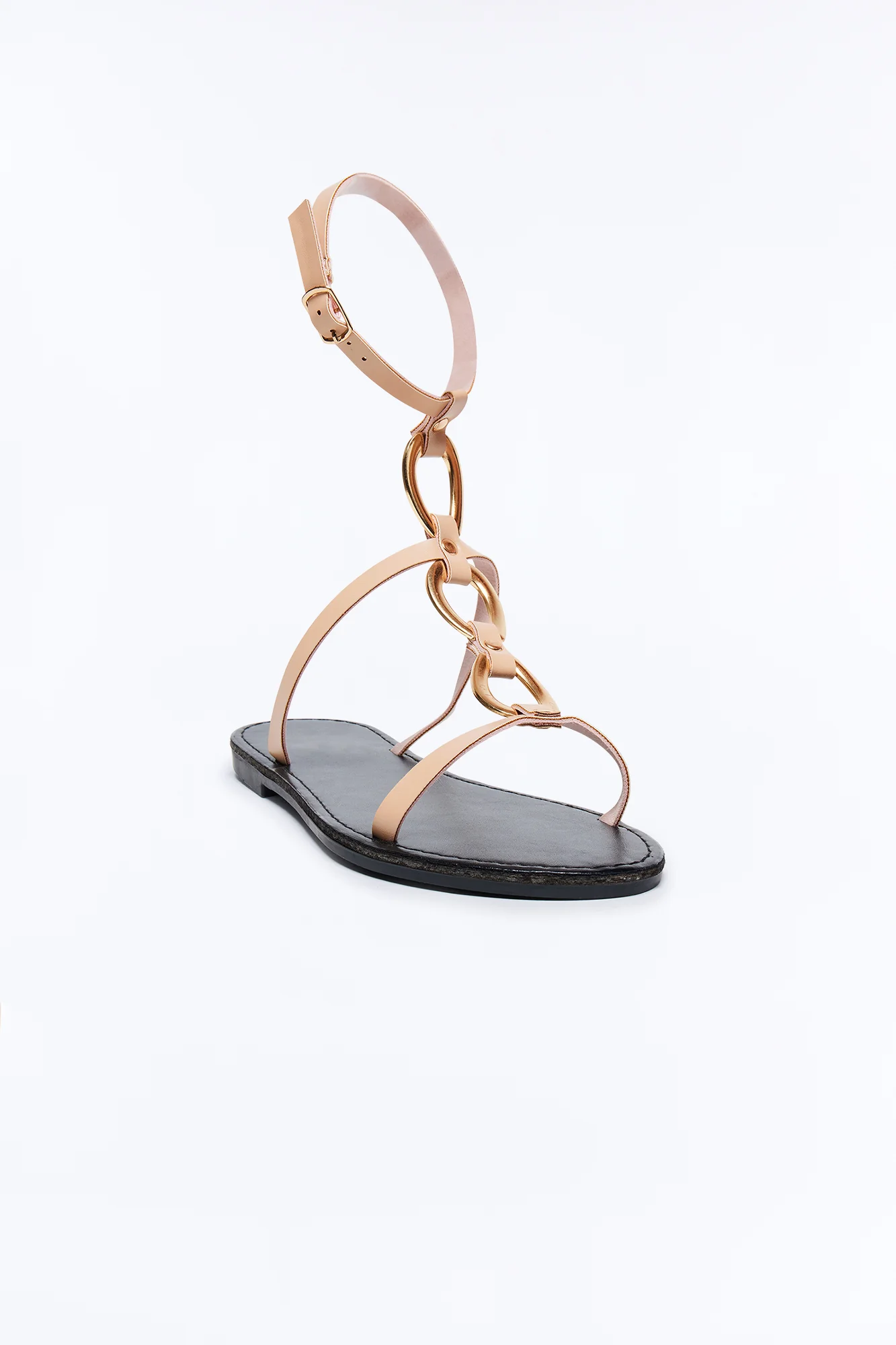 AJ Hardware Ankle Strap Sandals - Sand - Image 3