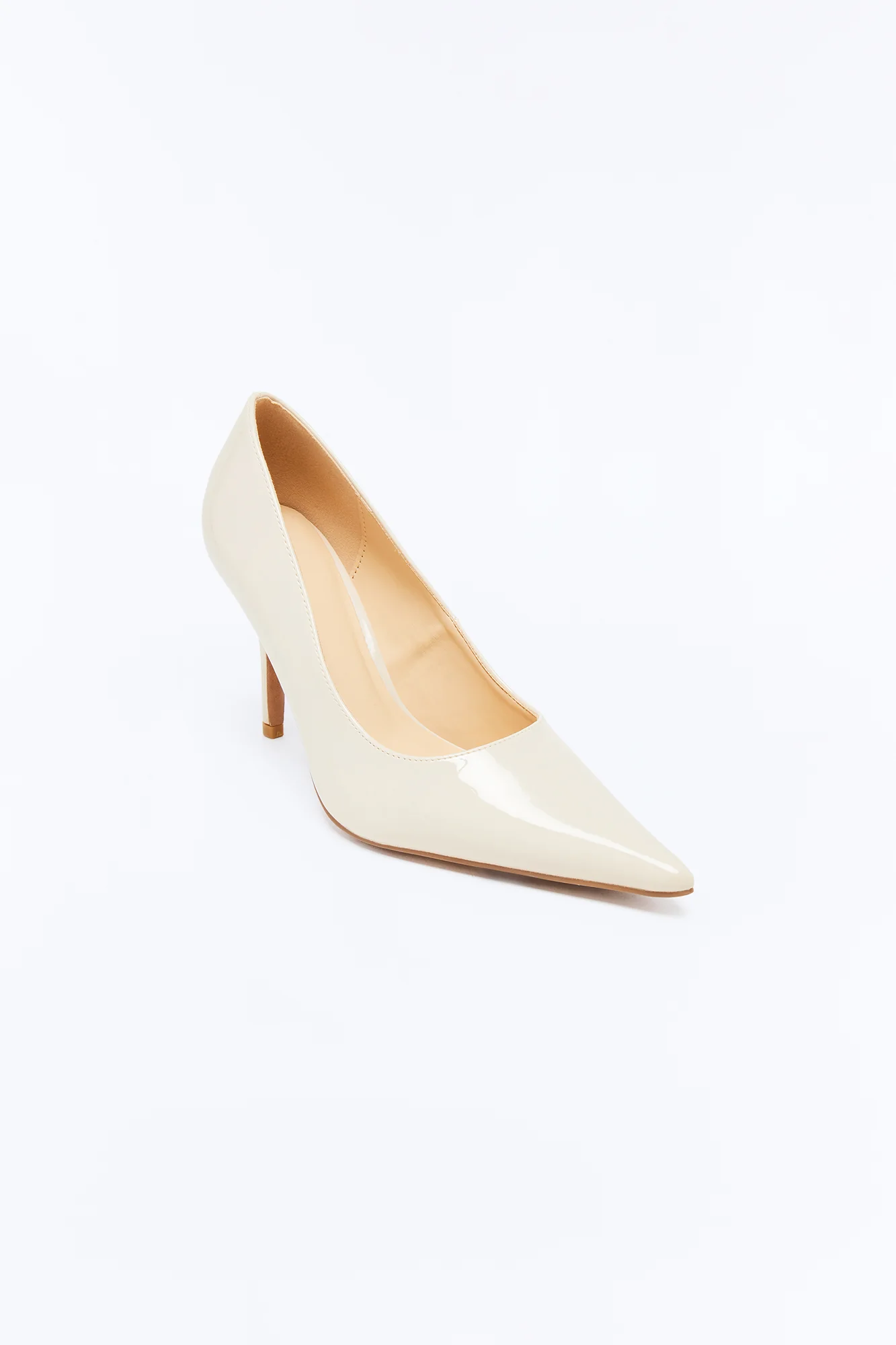 Alby Patent Pumps - Ivory - Image 2