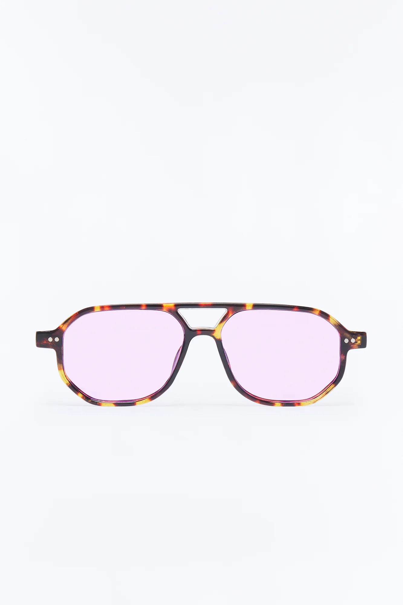 Alexi Aviator Sunglasses - Tortoise - Image 3