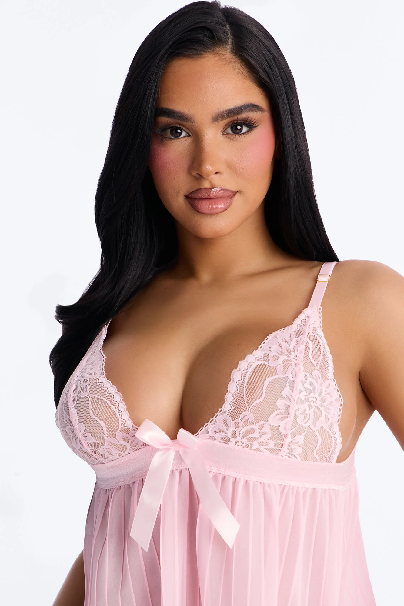 Alicia Cami And Panty Set - Pink - Image 3