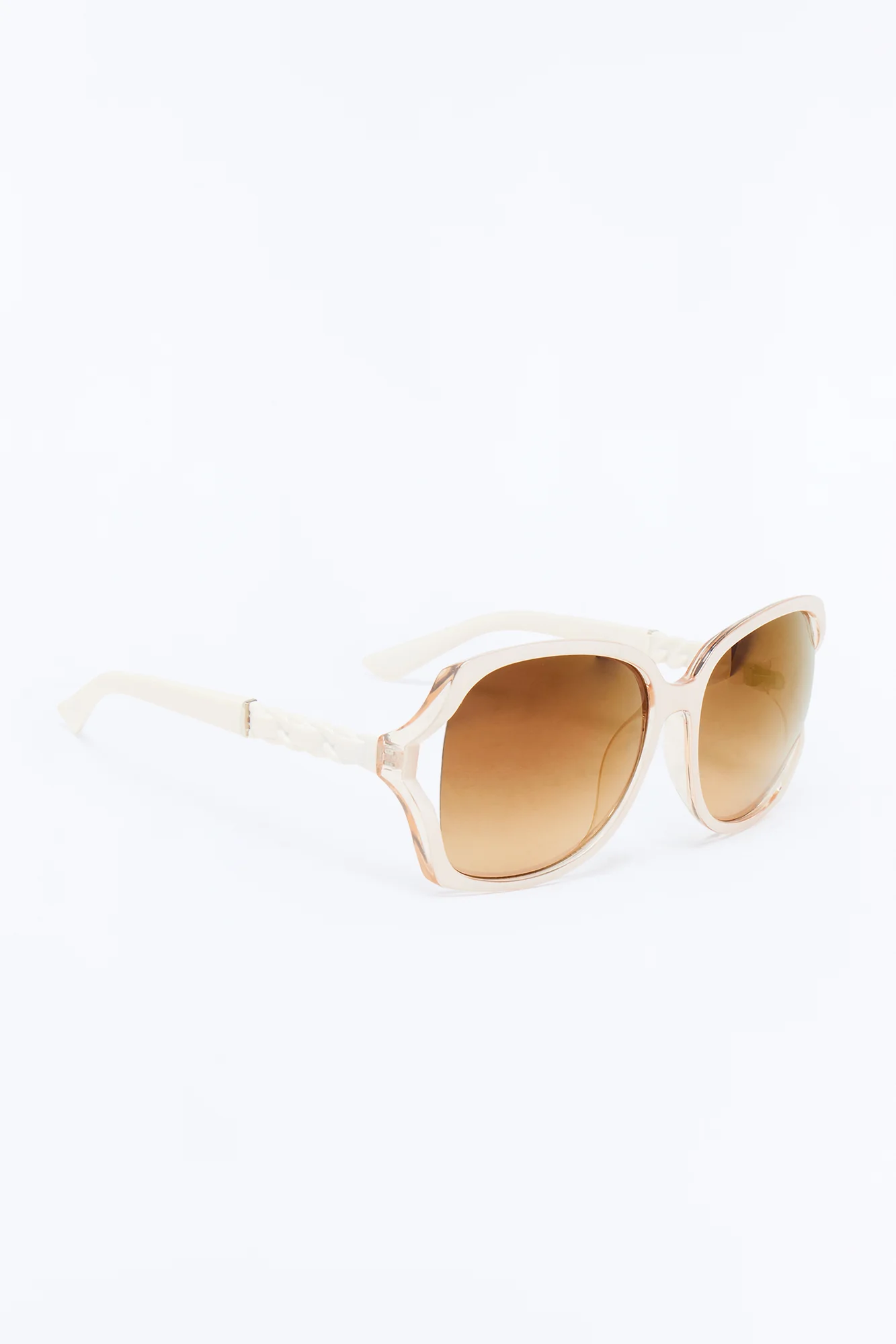 All Cozy Round Sunglasses - Ivory - Image 4