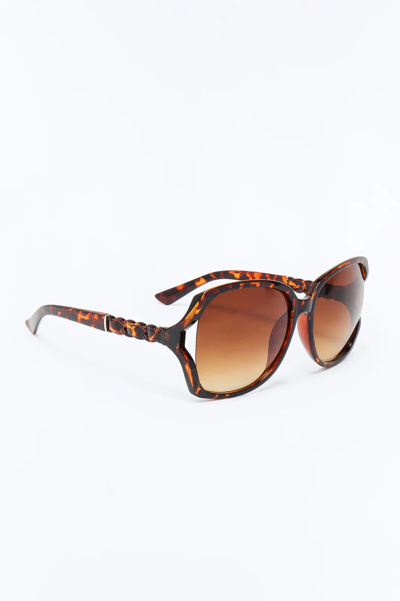 All Cozy Round Sunglasses - Tortoise - Image 4