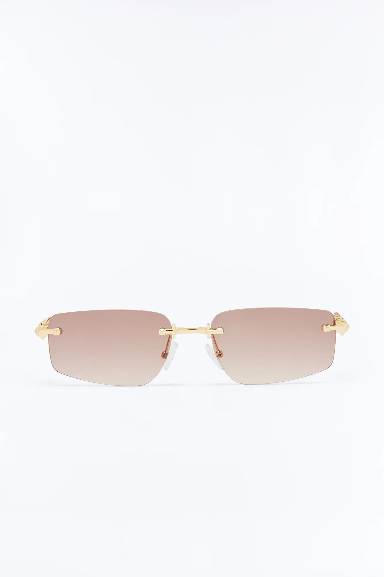 All Lore Square Sunglasses - Gold/Brown - Image 3