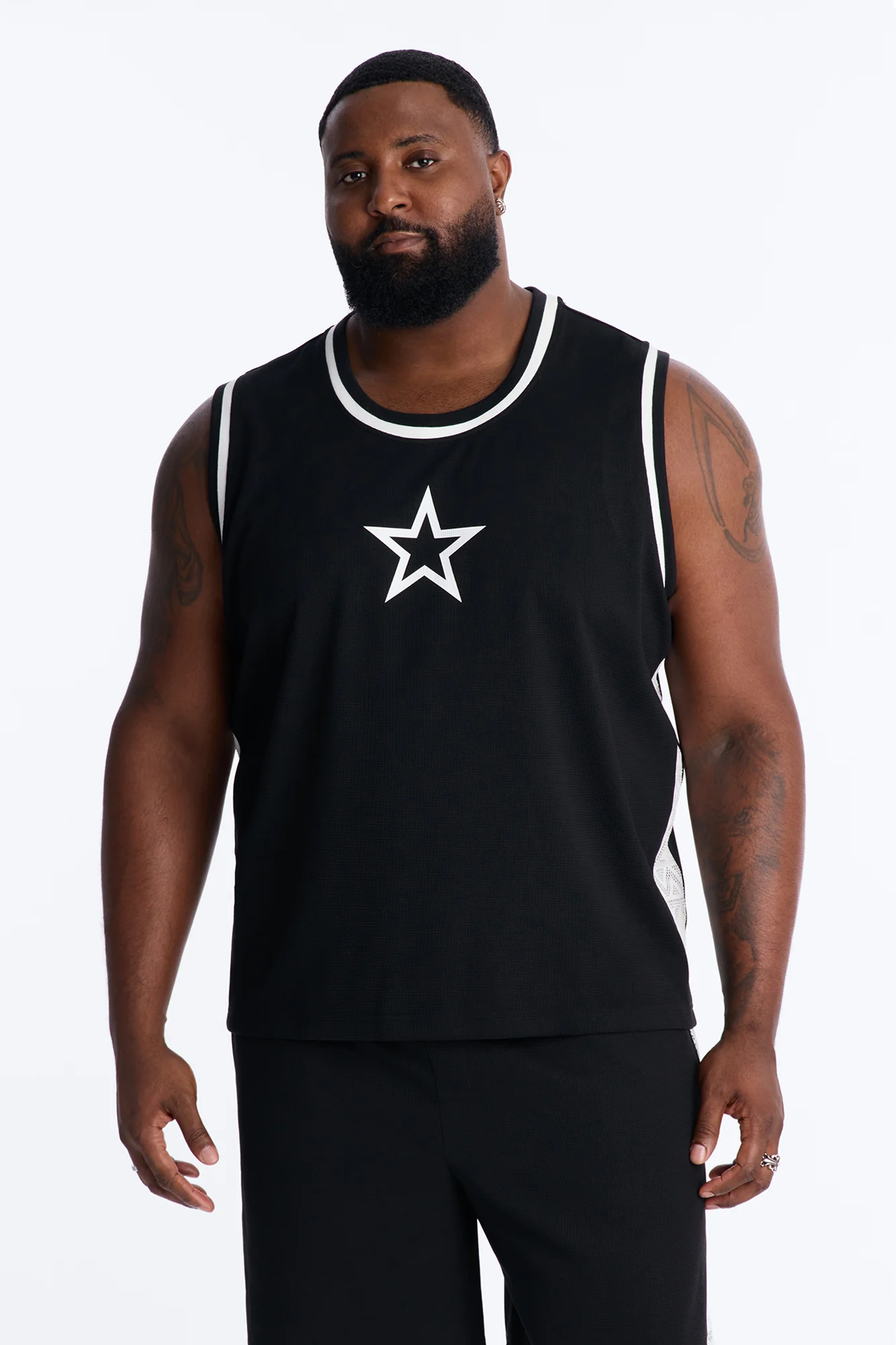 All Stars Elevated Jersey Tank - Black - Image 4