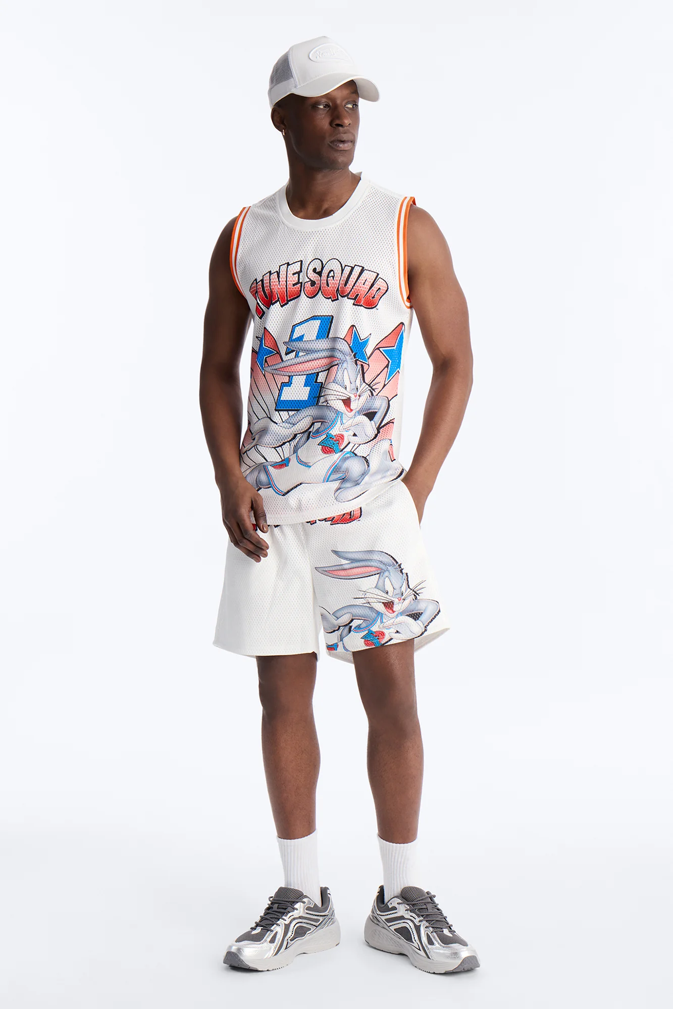 Space Jam All Stars Tune Squad Jersey Short - White - Image 2