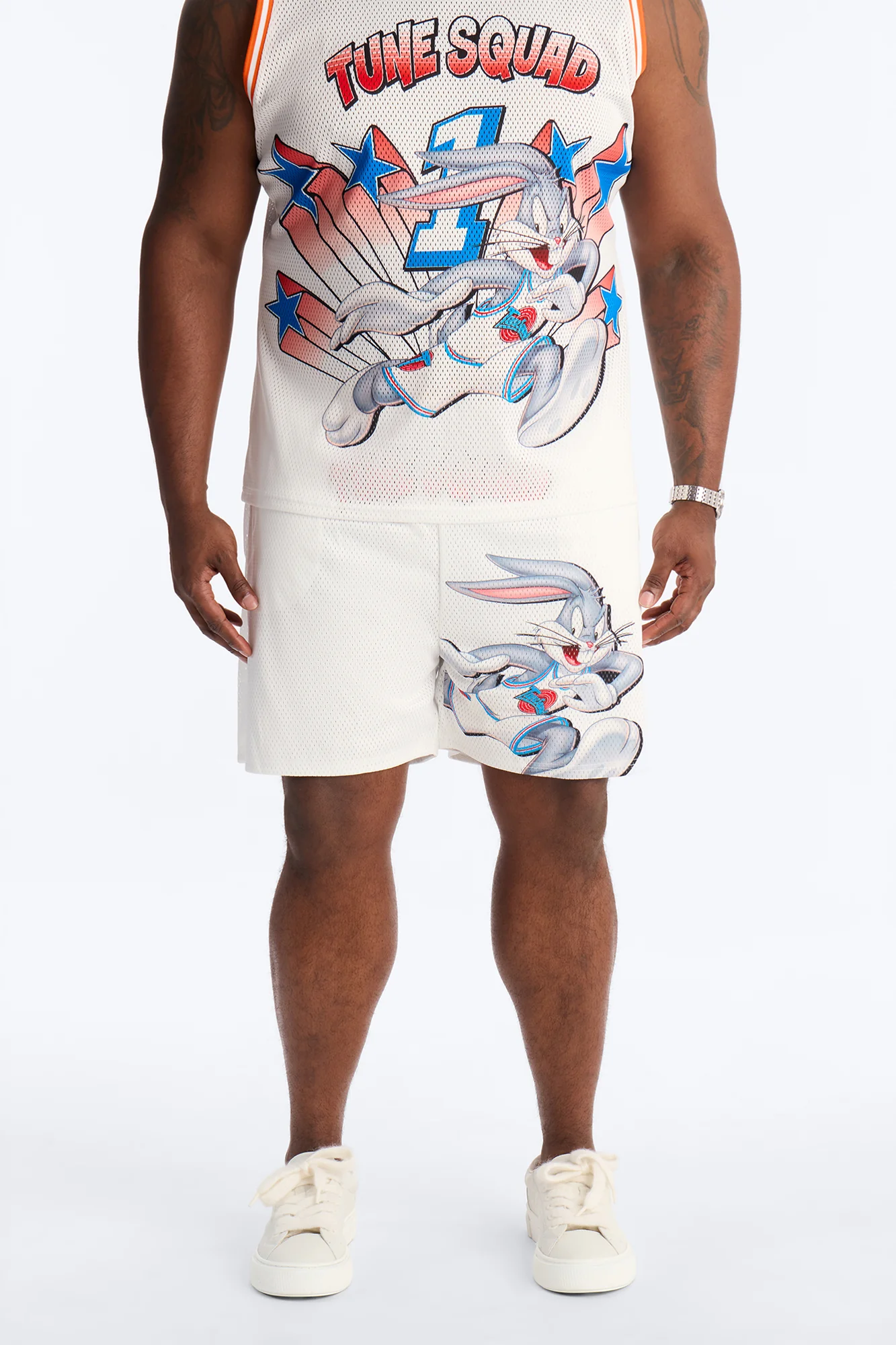 Space Jam All Stars Tune Squad Jersey Short - White - Image 5
