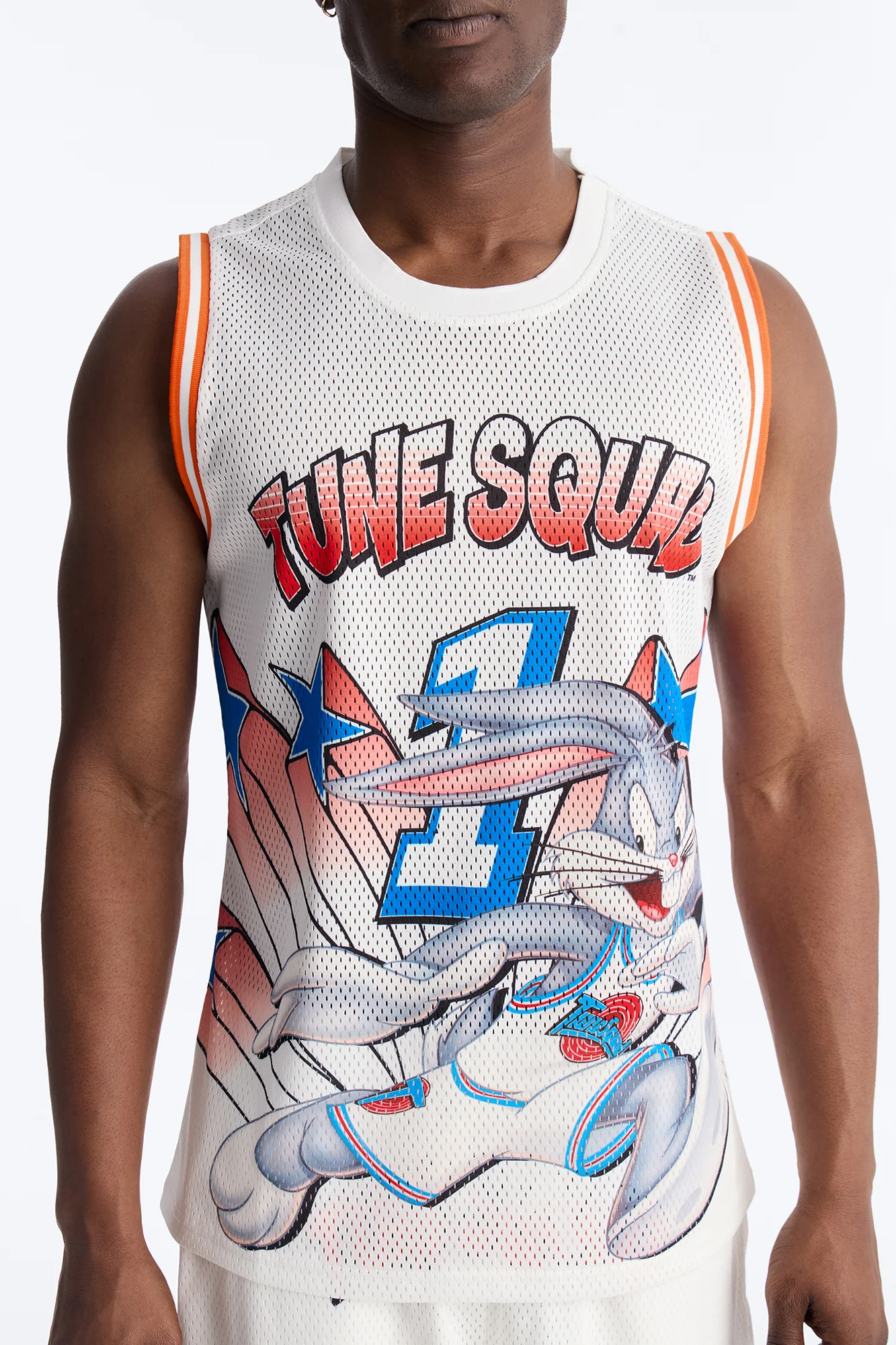 Space Jam All Stars Tune Squad Jersey Tank - White - Image 3