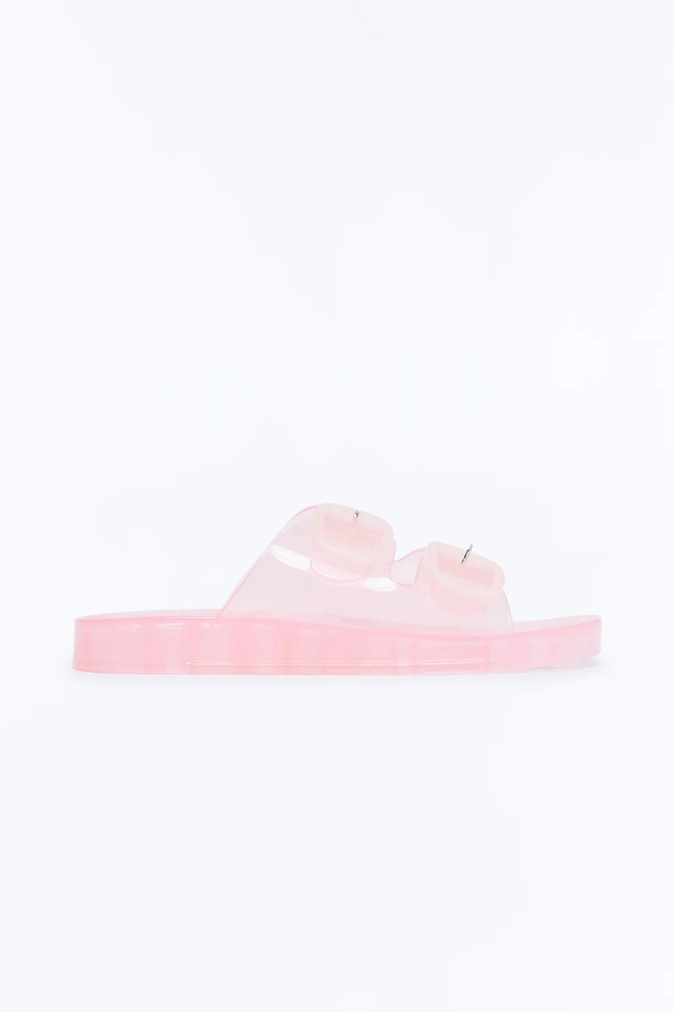Allie Double Buckle Slides - Pink