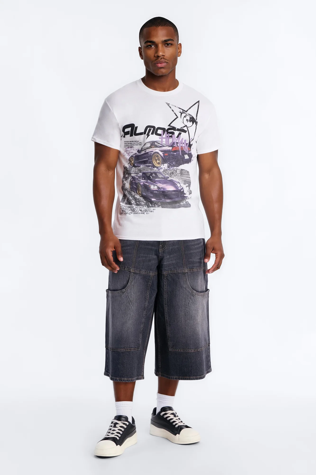 Almost Human Short Sleeve Tee - White - Image 2