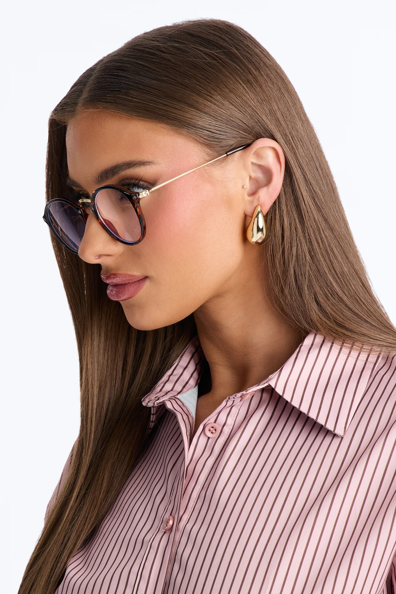 Always Fashionably Late Blue Light Glasses - Tortoise - Image 2