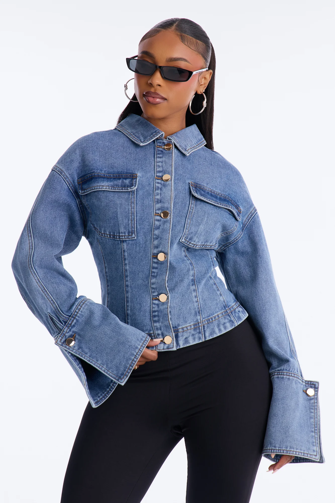 Always In Season Denim Shirt - Light Wash