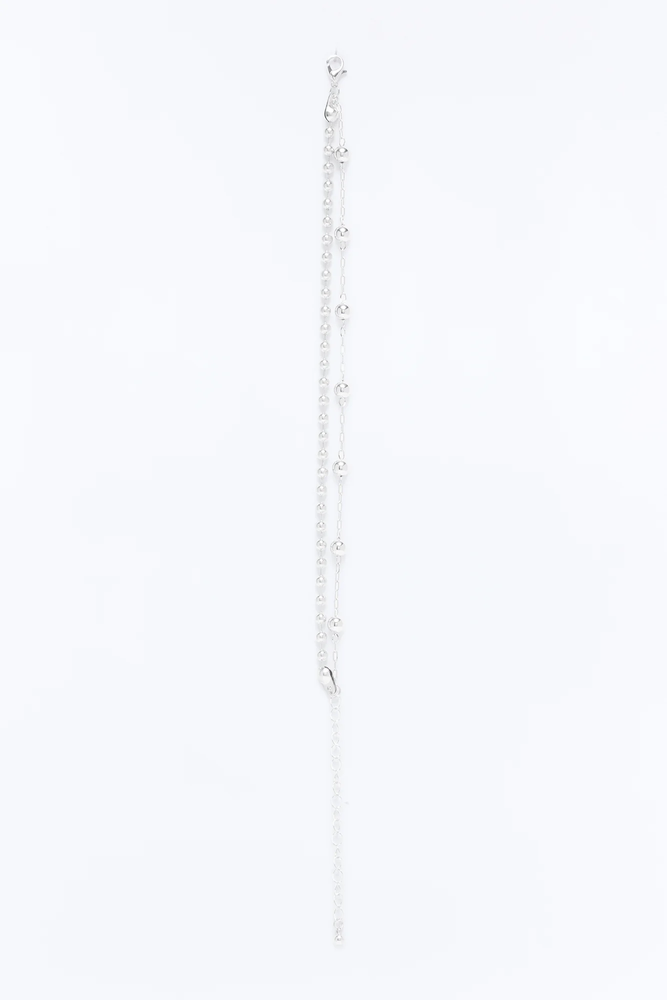 Always With It Layered Anklet - Silver - Image 3