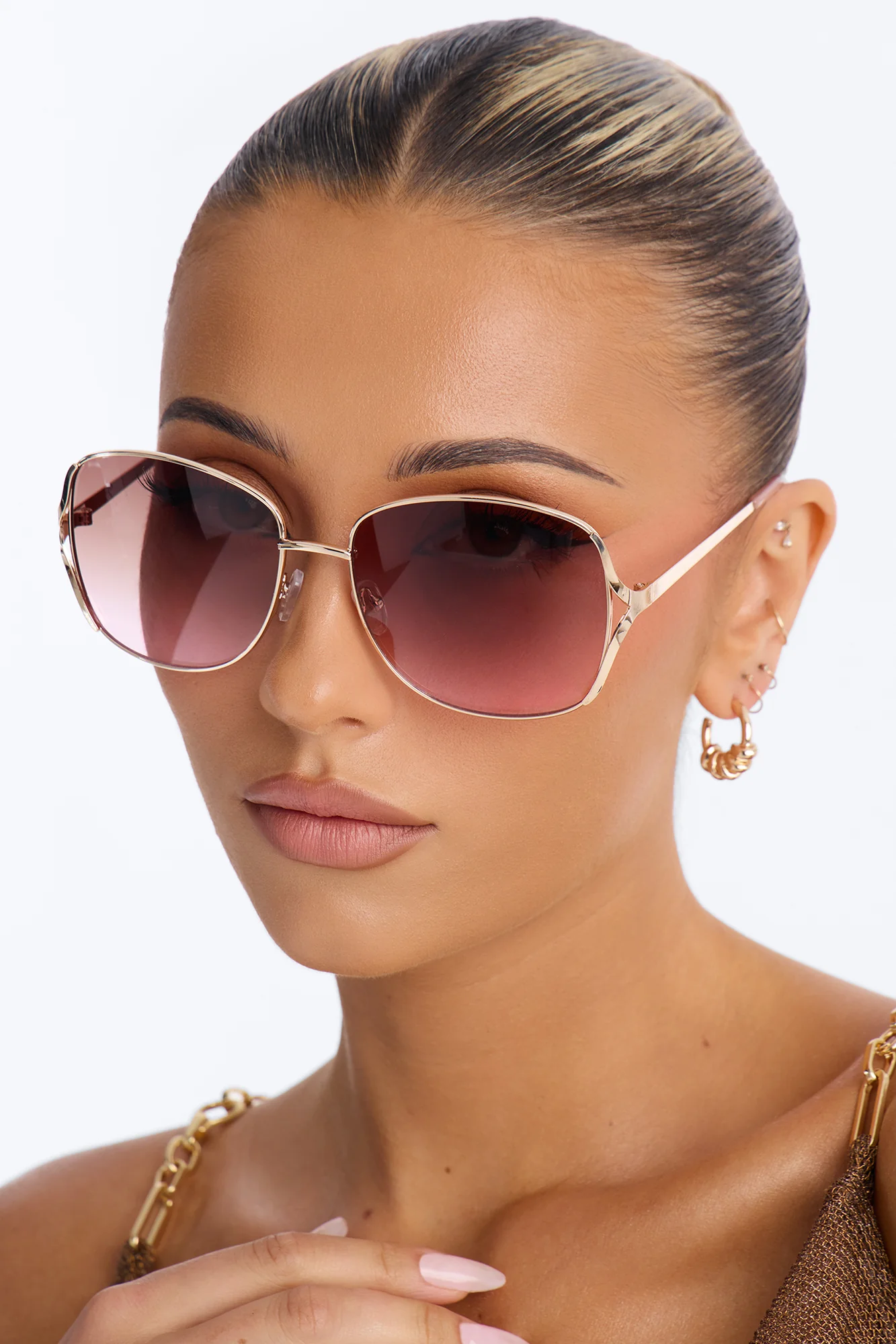 Amber Air Sunglasses - Pink