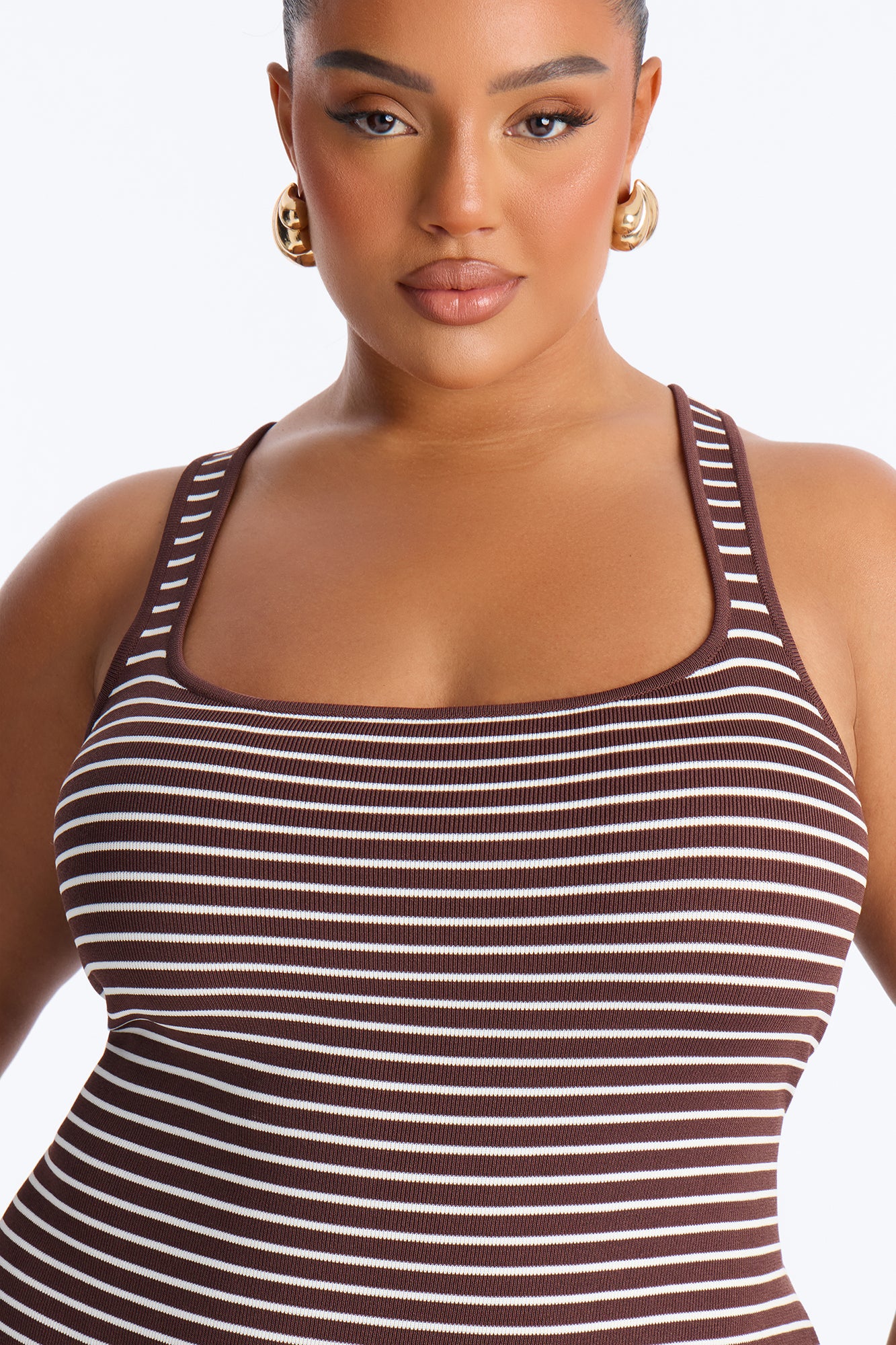 Amelia Striped Maxi Dress - Brown/combo - Image 7