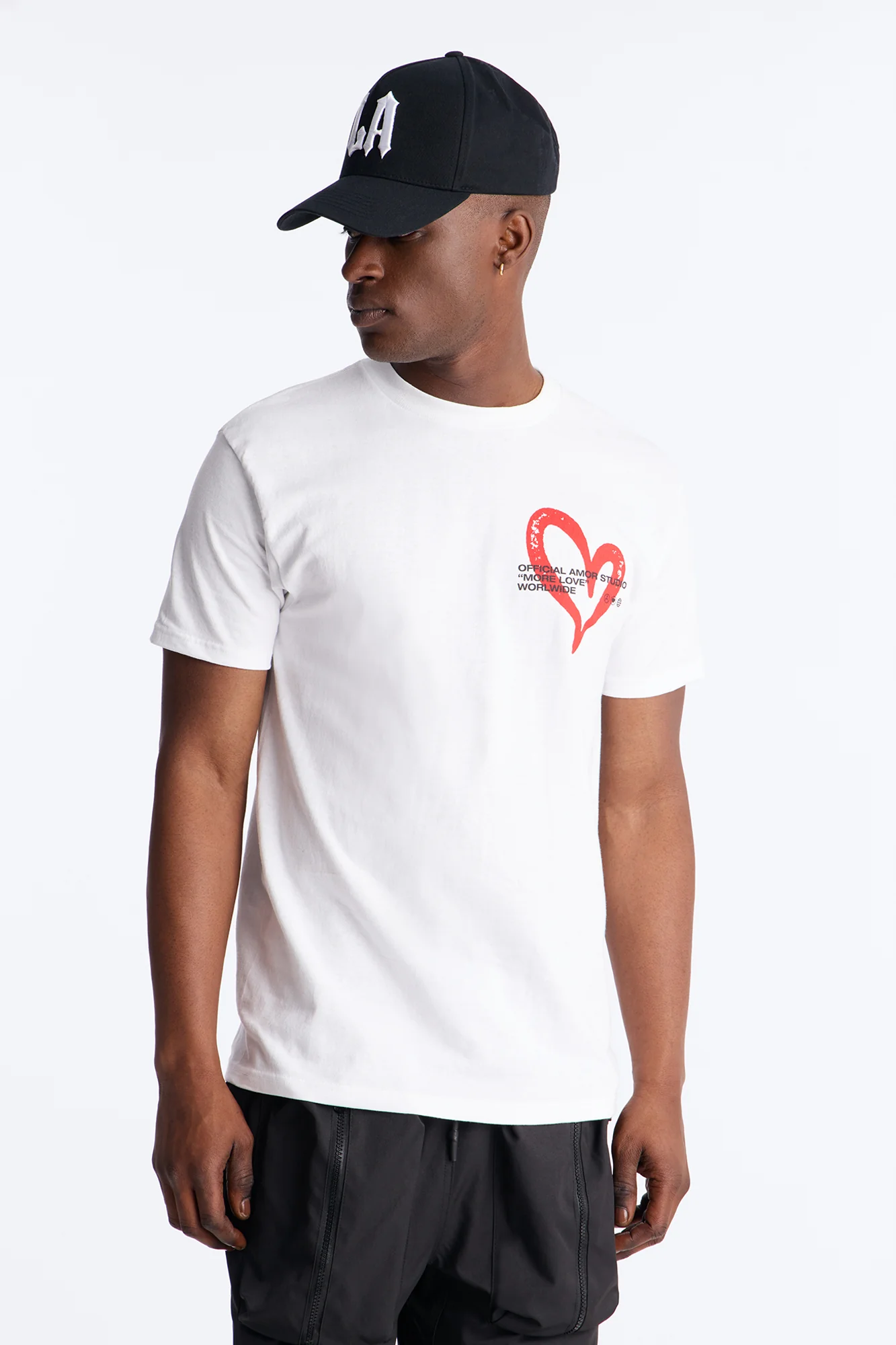 Amor Studio Short Sleeve Tee - White