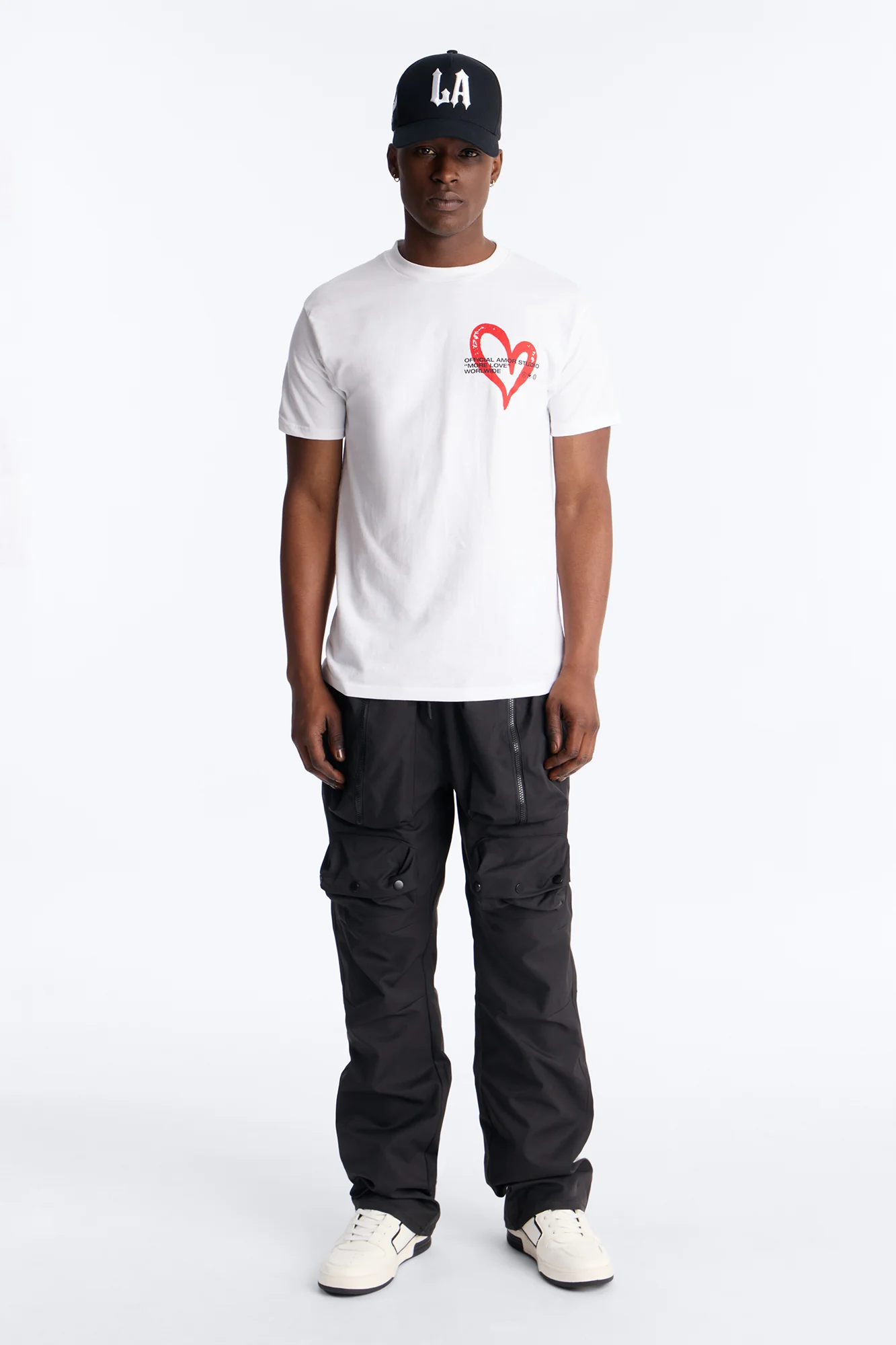 Amor Studio Short Sleeve Tee - White - Image 2