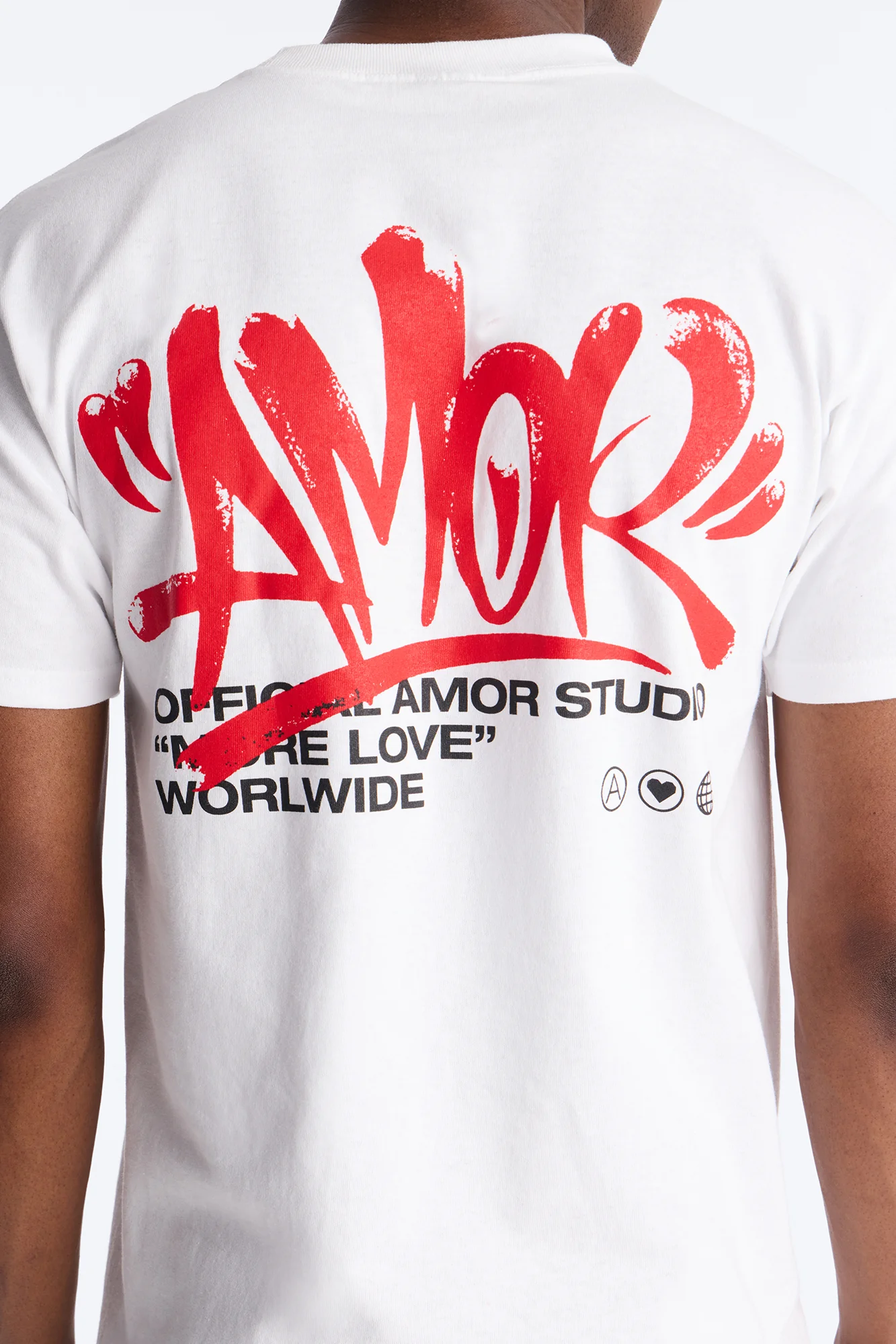 Amor Studio Short Sleeve Tee - White - Image 5