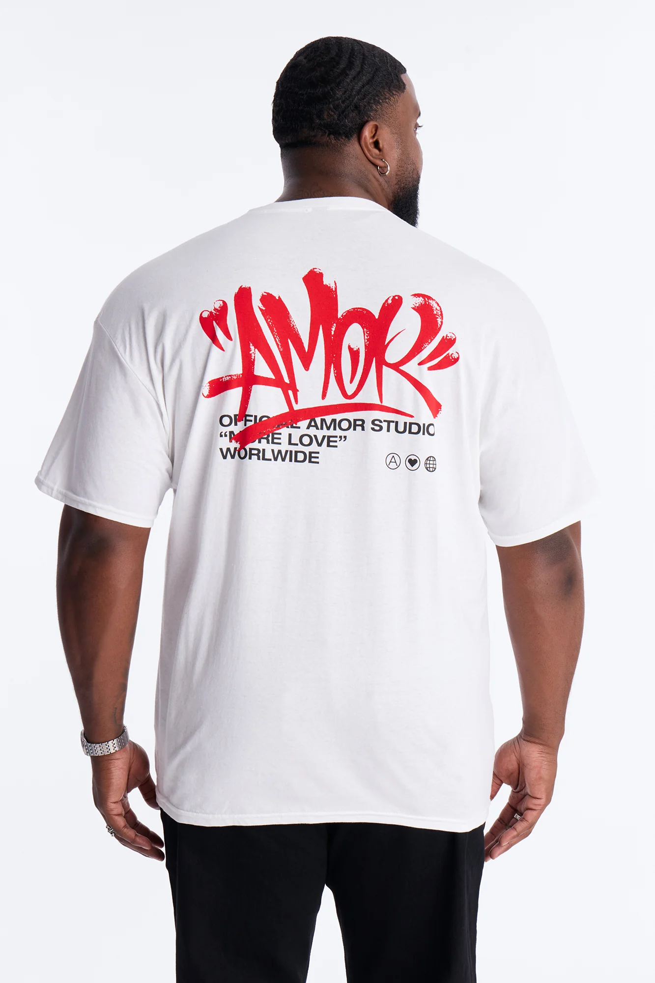 Amor Studio Short Sleeve Tee - White - Image 9