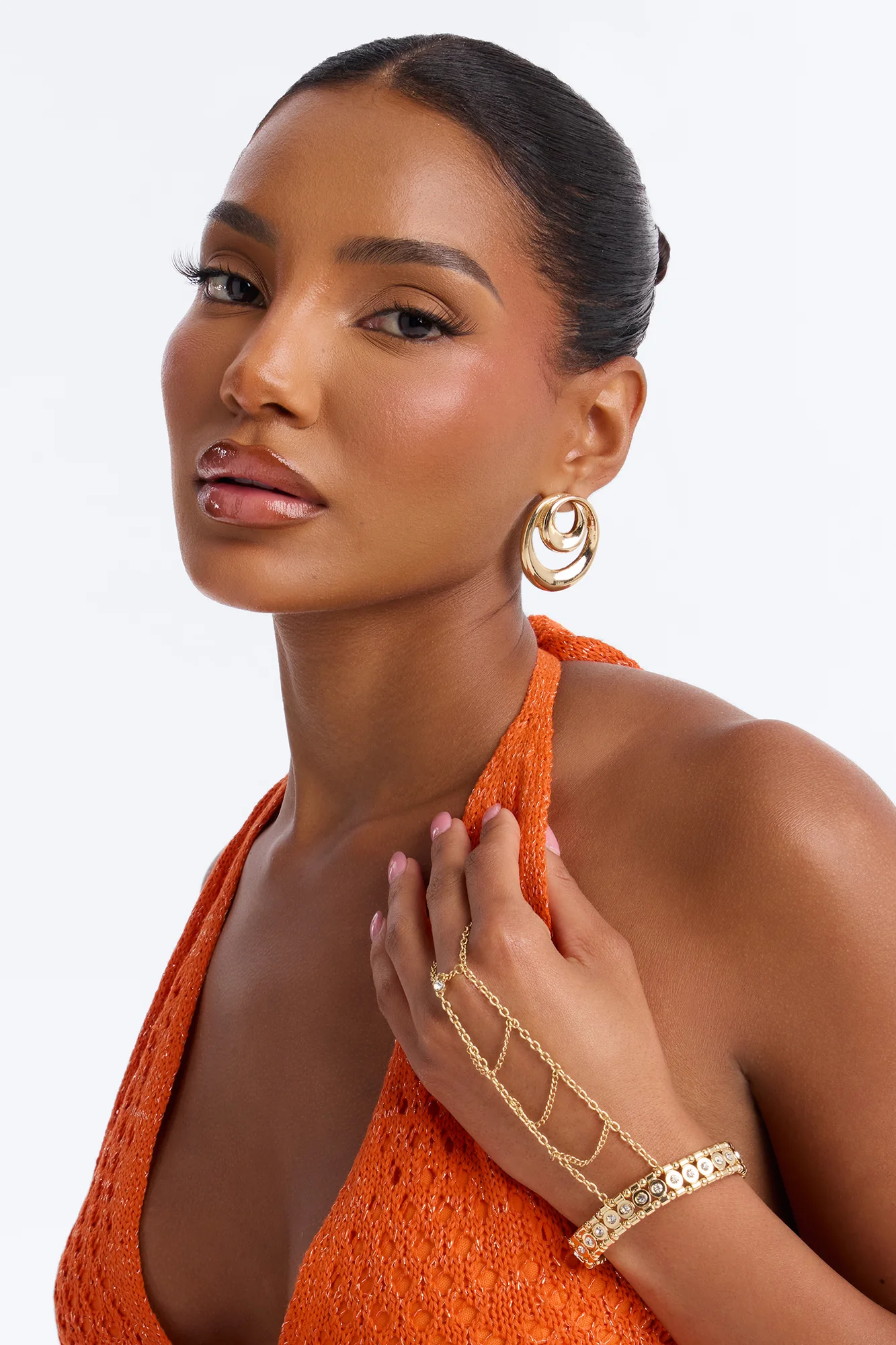 Anaya Hand Chain - Gold - Image 2