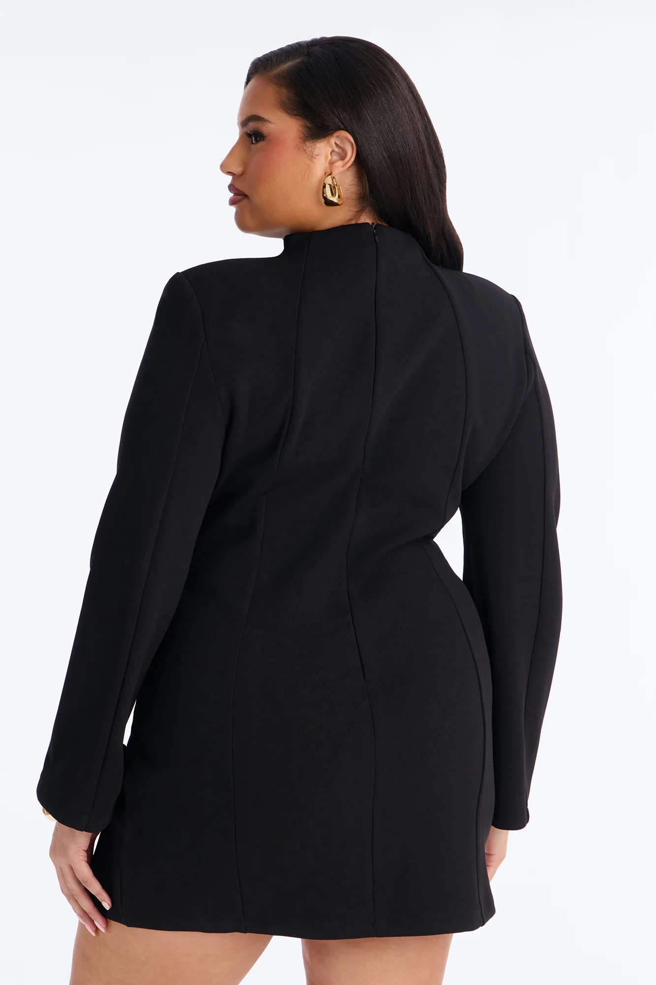 Andrea Cut Out Mini Dress - Black - Image 8