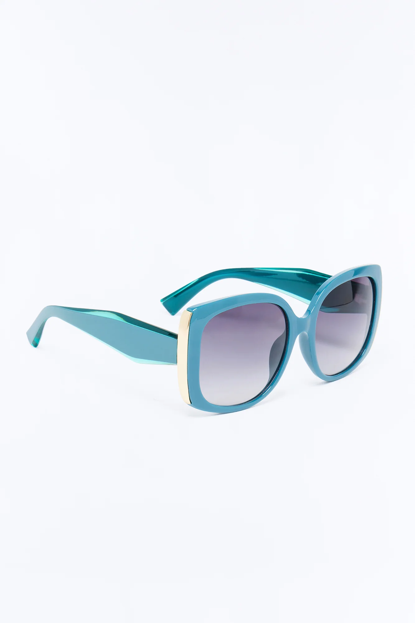 Angel Eyes Square Sunglasses - Blue - Image 4
