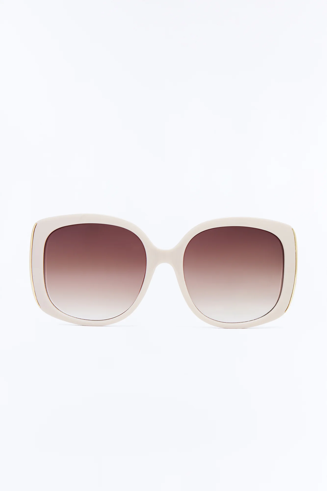 Angel Eyes Square Sunglasses - Taupe