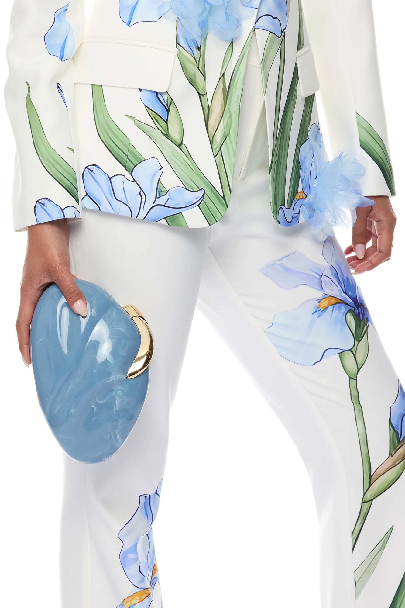 Aphrodite's Shell Clutch - Blue